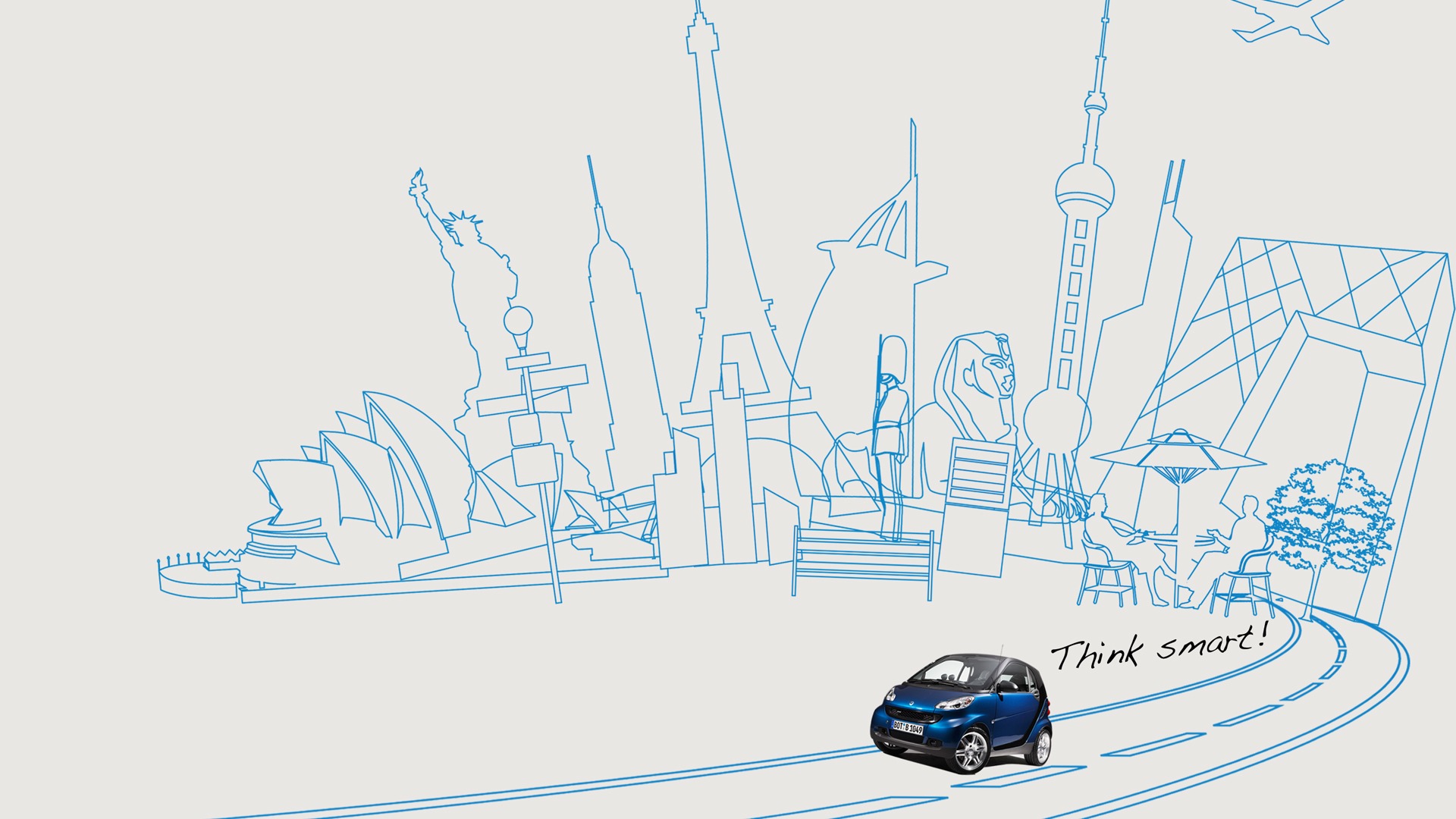 Smart 汽車壁紙 #7 - 1920x1080