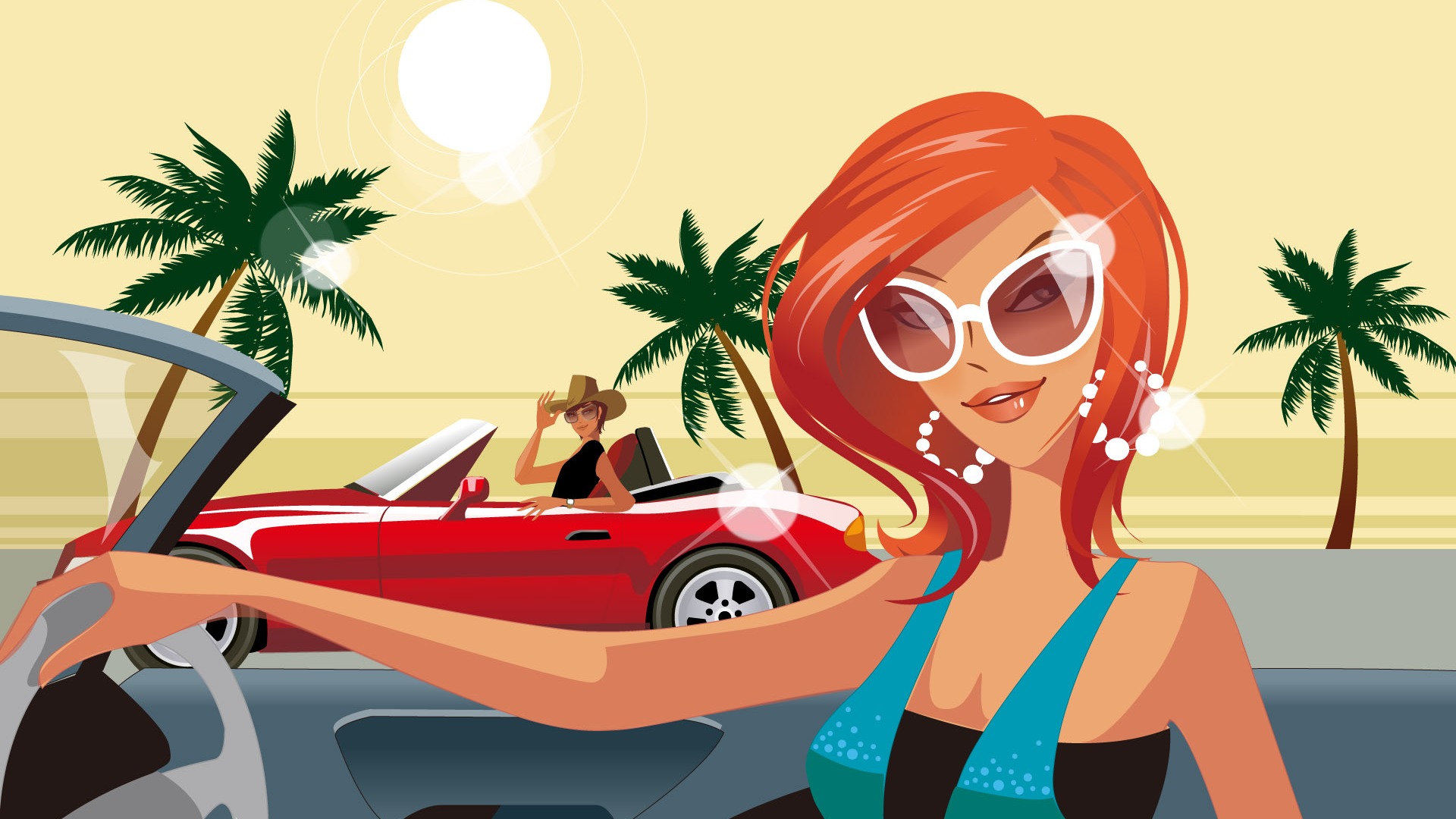 Vector Wallpaper leisure life (3) #11 - 1920x1080