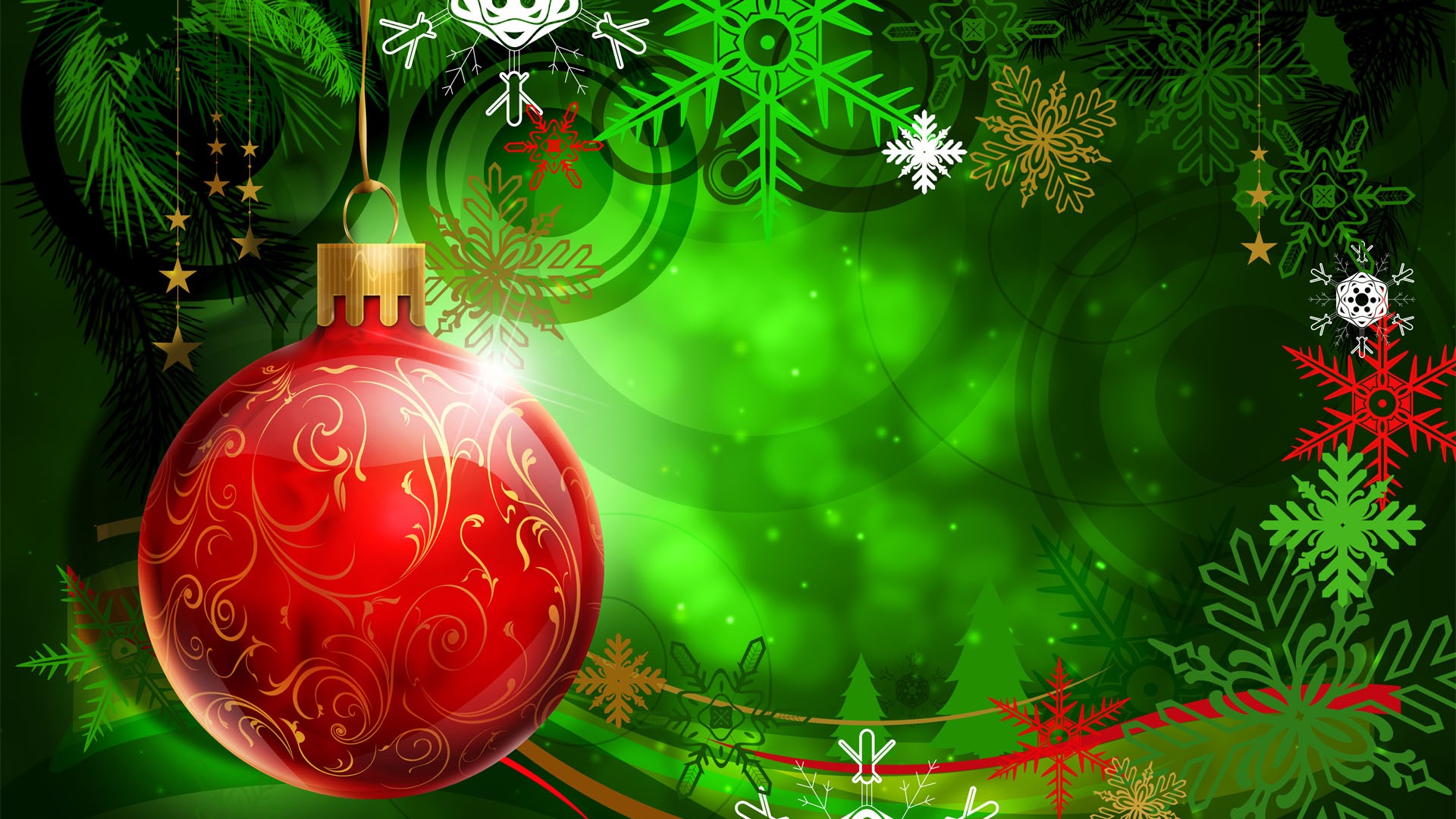 1920 Christmas Theme HD Wallpaper (6) #1 - 1920x1080