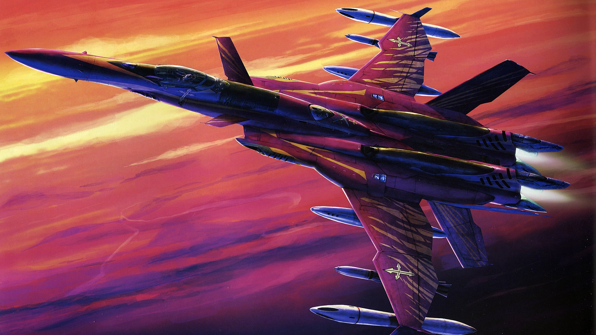 Macross fondo de pantalla de combate (2) #15 - 1920x1080