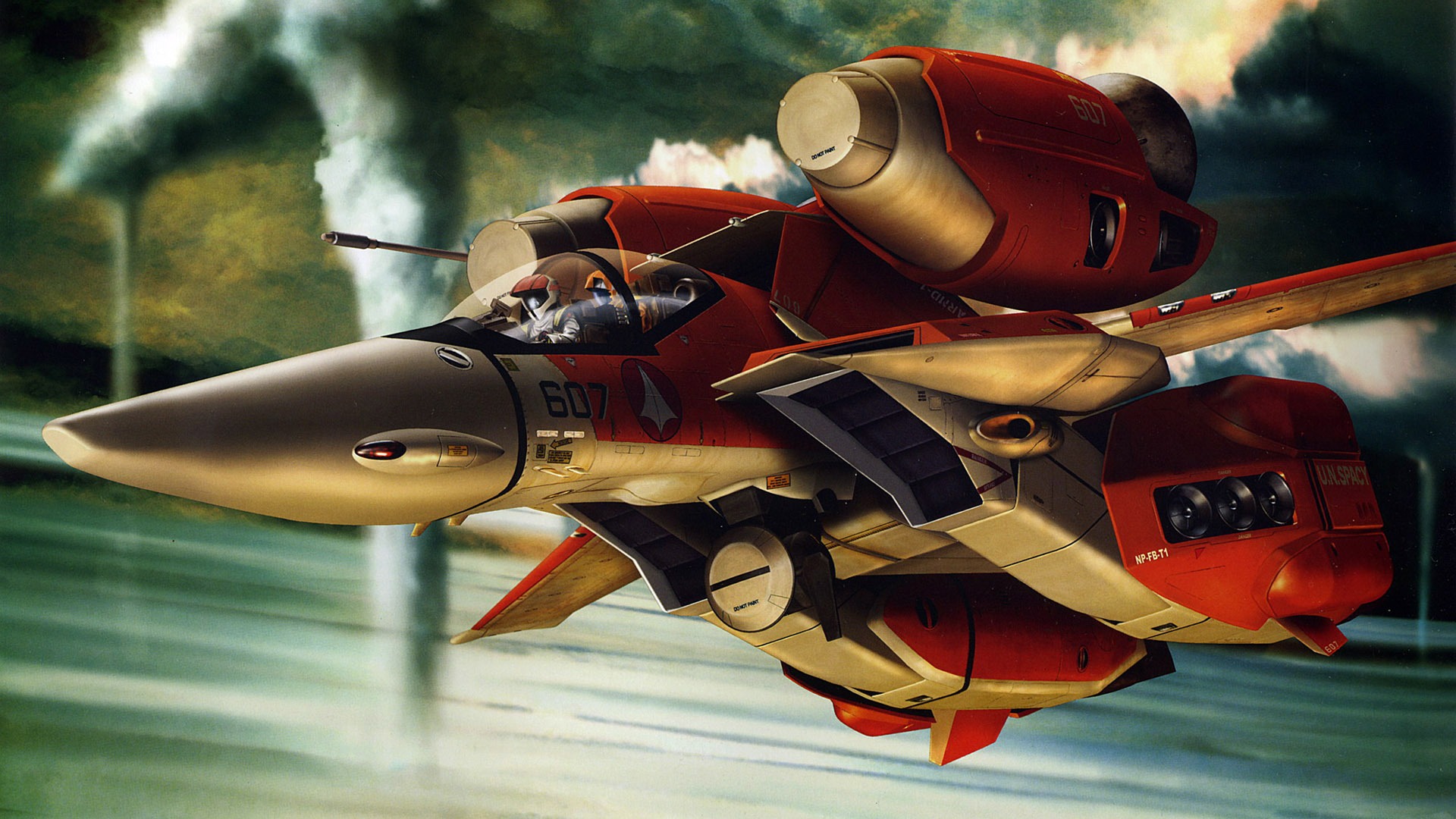 Macross fighter wallpaper (1) #4 - 1920x1080