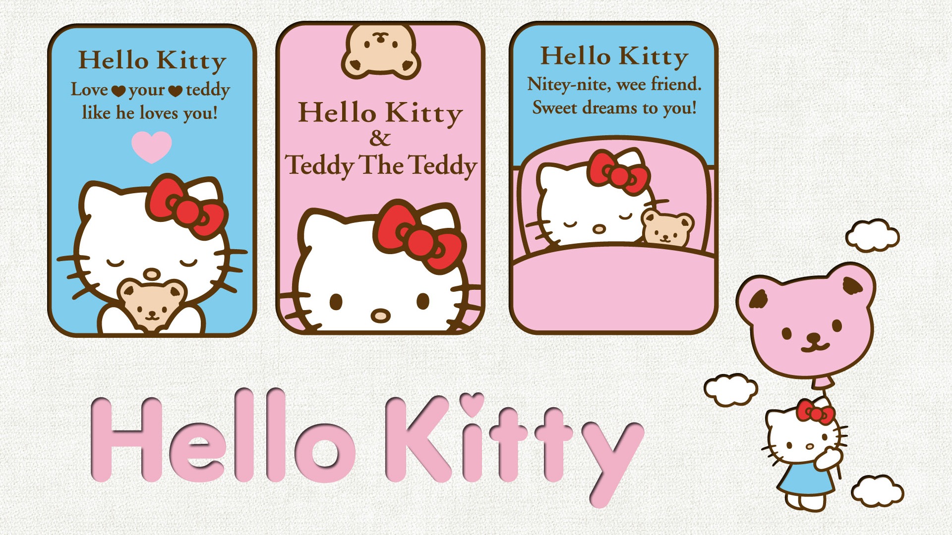 HelloKitty 바탕 화면 (1) #7 - 1920x1080