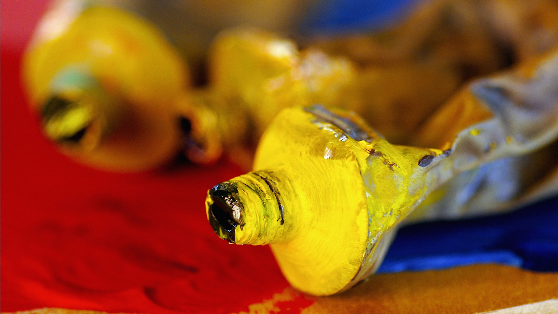 Colorful wallpaper paint brushes (2) #1 - 1920x1080