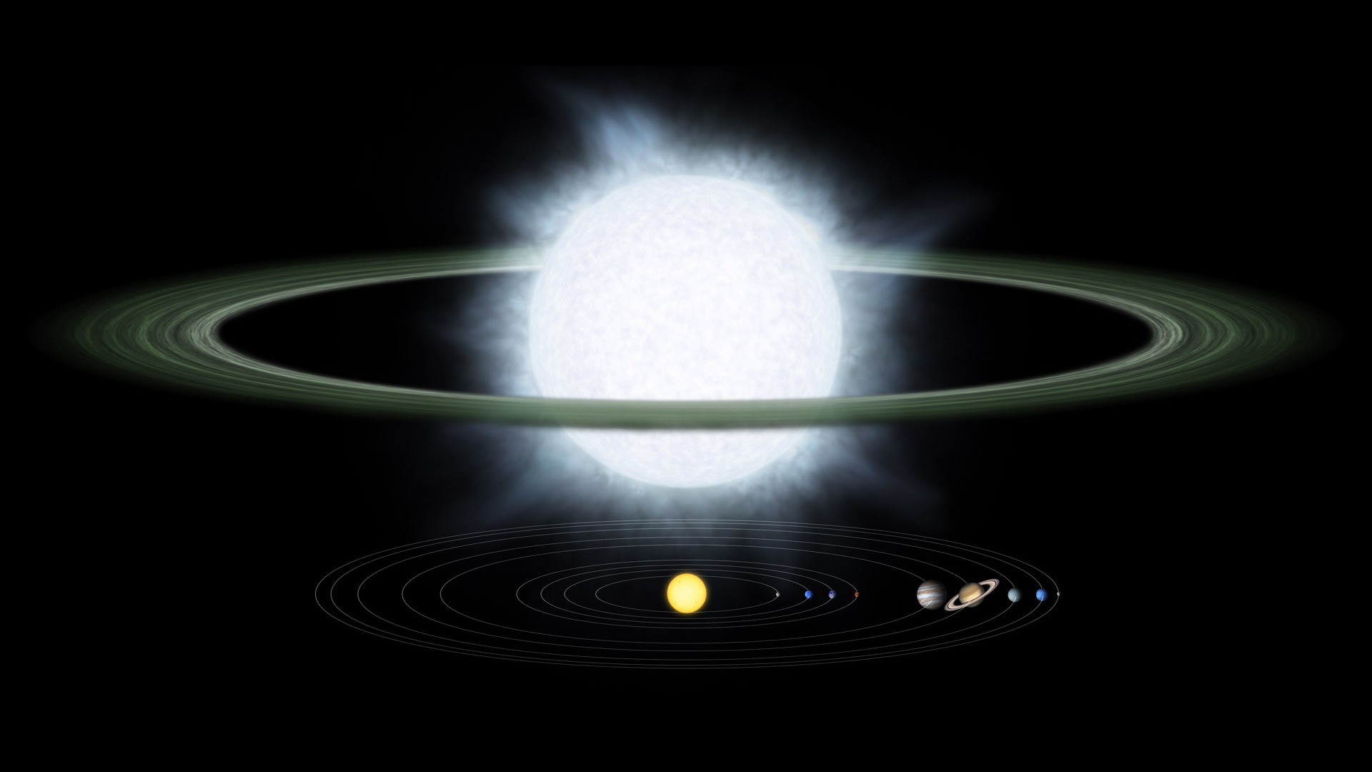 宽屏星空地球 壁纸(二)8 - 1920x1080