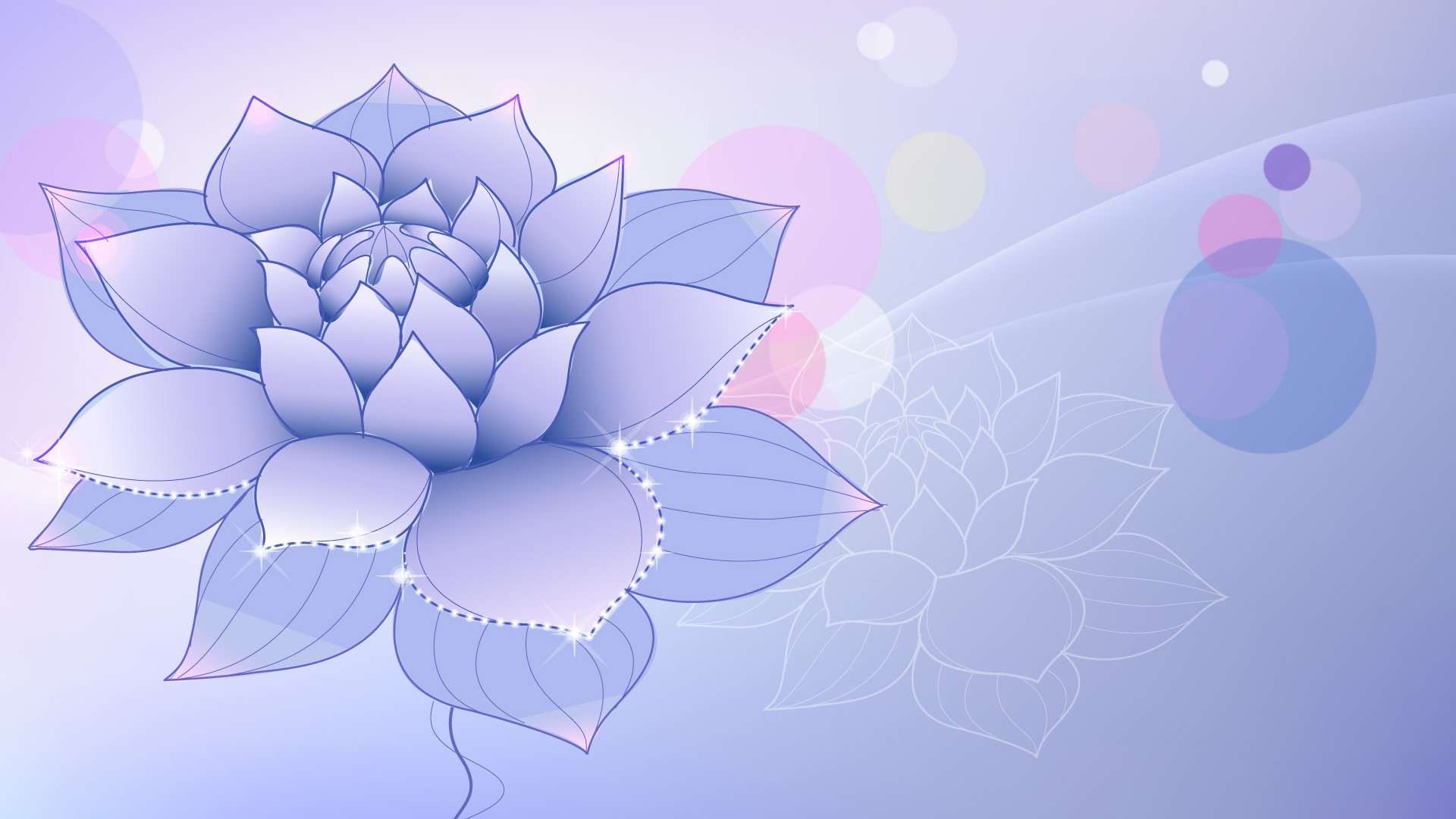 炫彩花紋 壁紙(七) #7 - 1920x1080