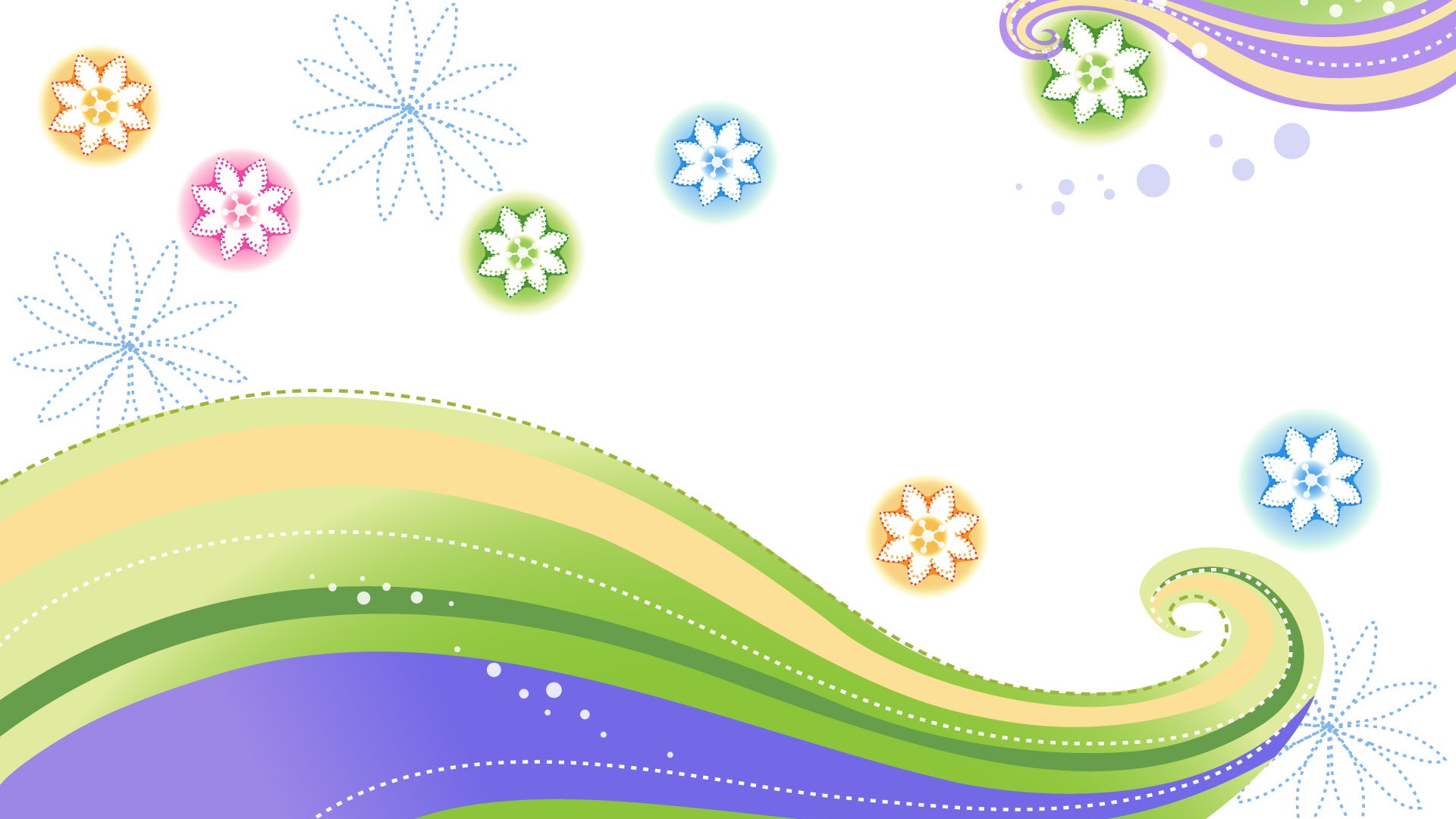 Colorful vector background wallpaper (3) #11 - 1920x1080