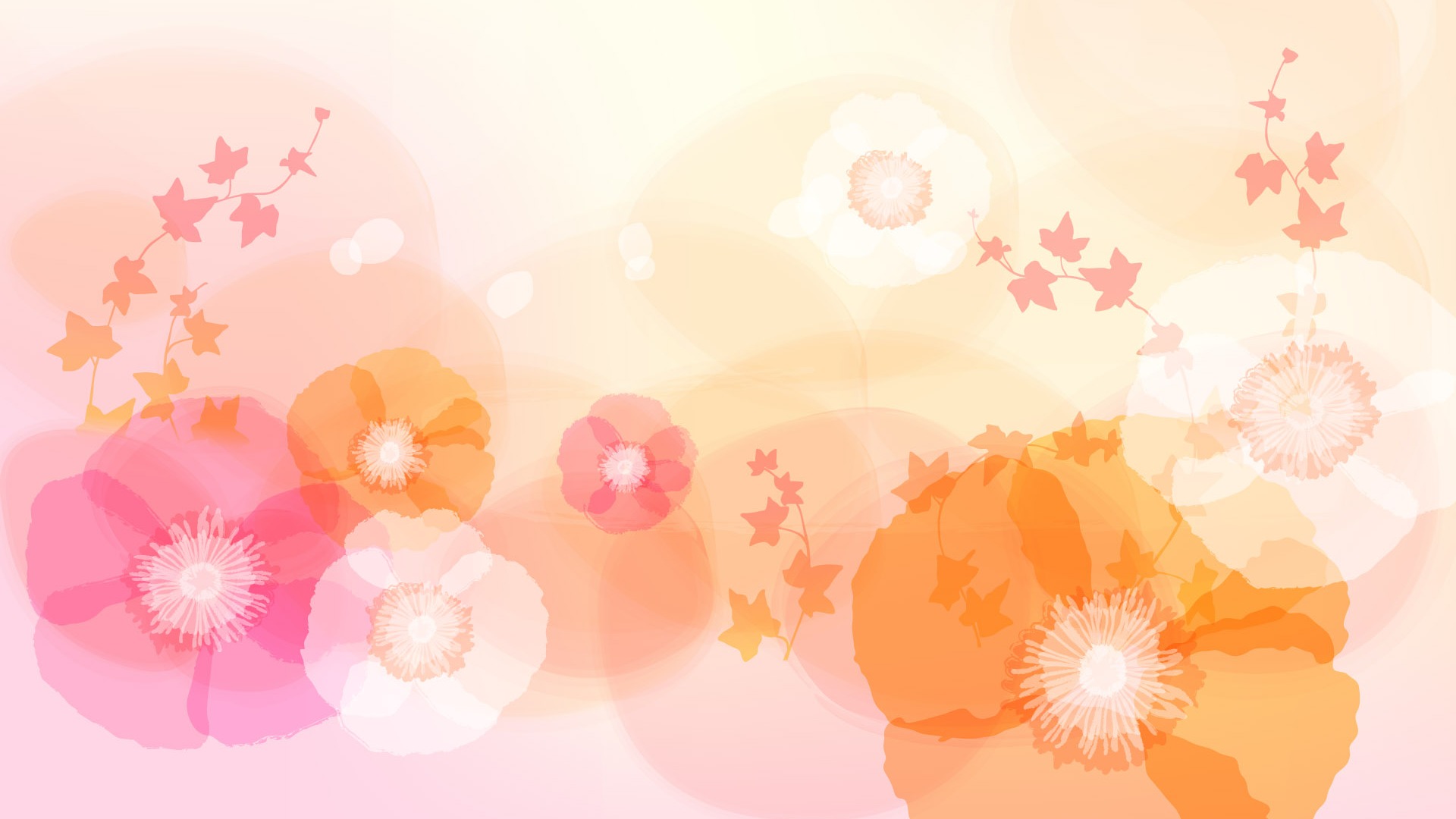 炫彩花紋 壁紙(九) #20 - 1920x1080