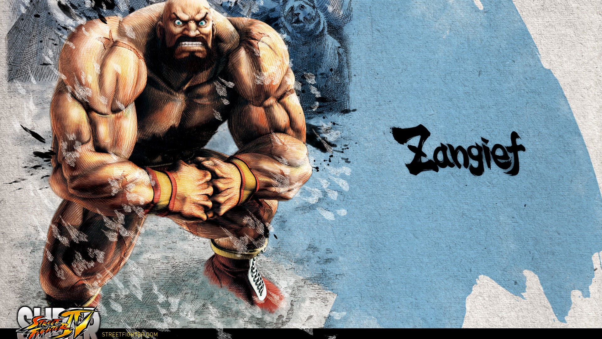 Super Street Fighter 4 Ink chinesischen Stil Tapete #19 - 1920x1080