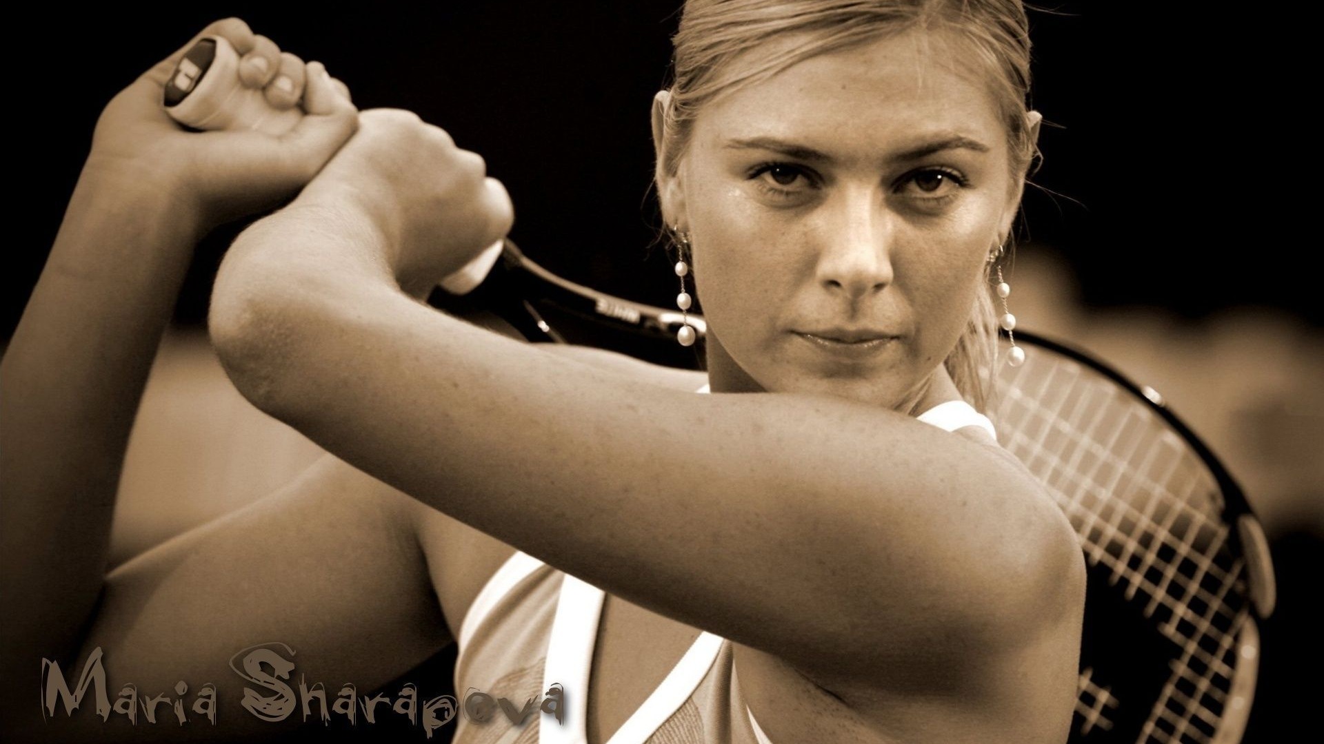 Maria Sharapova 瑪莉婭·莎拉波娃美女壁紙 #6 - 1920x1080