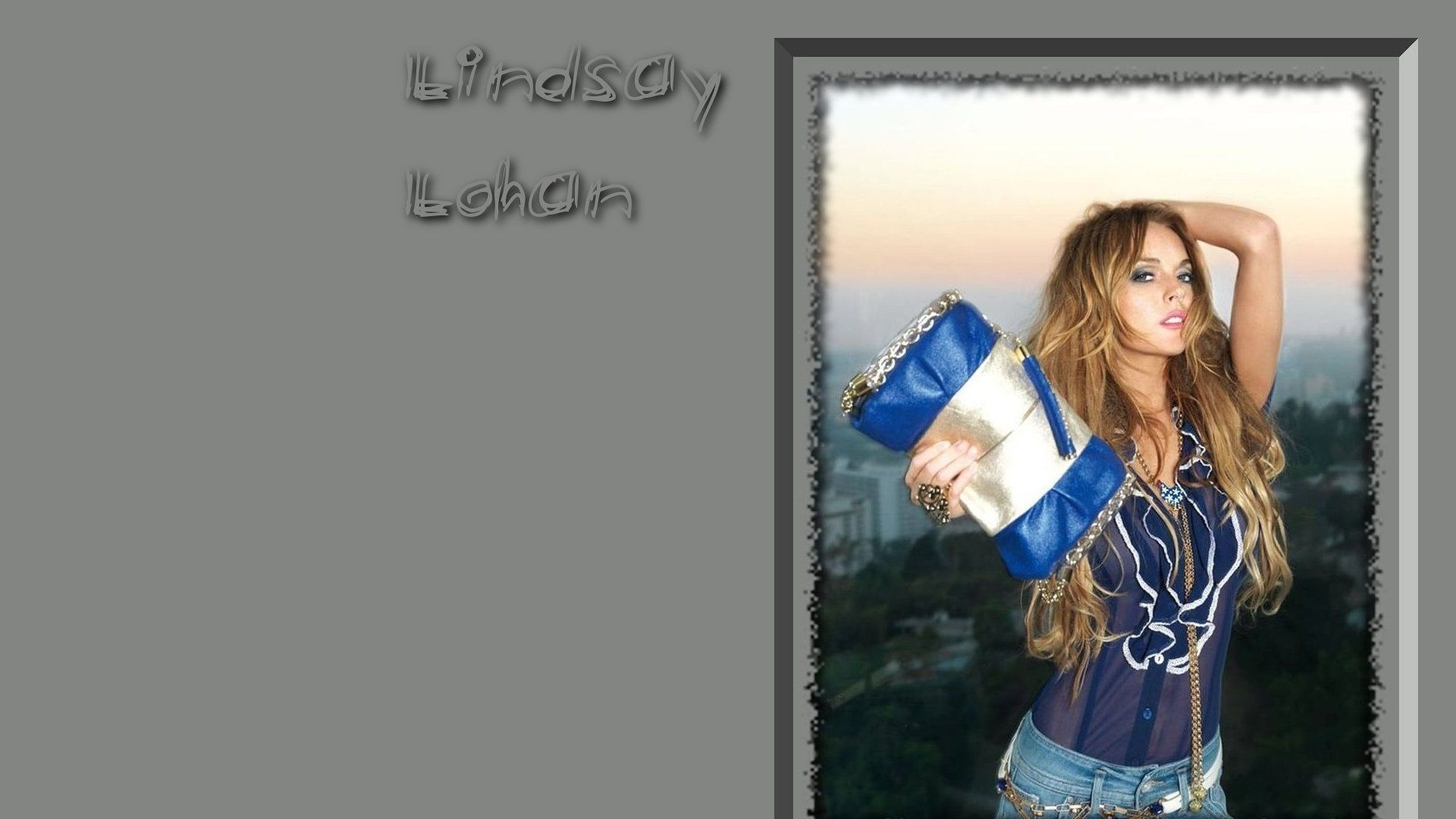 Lindsay Lohan krásná tapeta #18 - 1920x1080