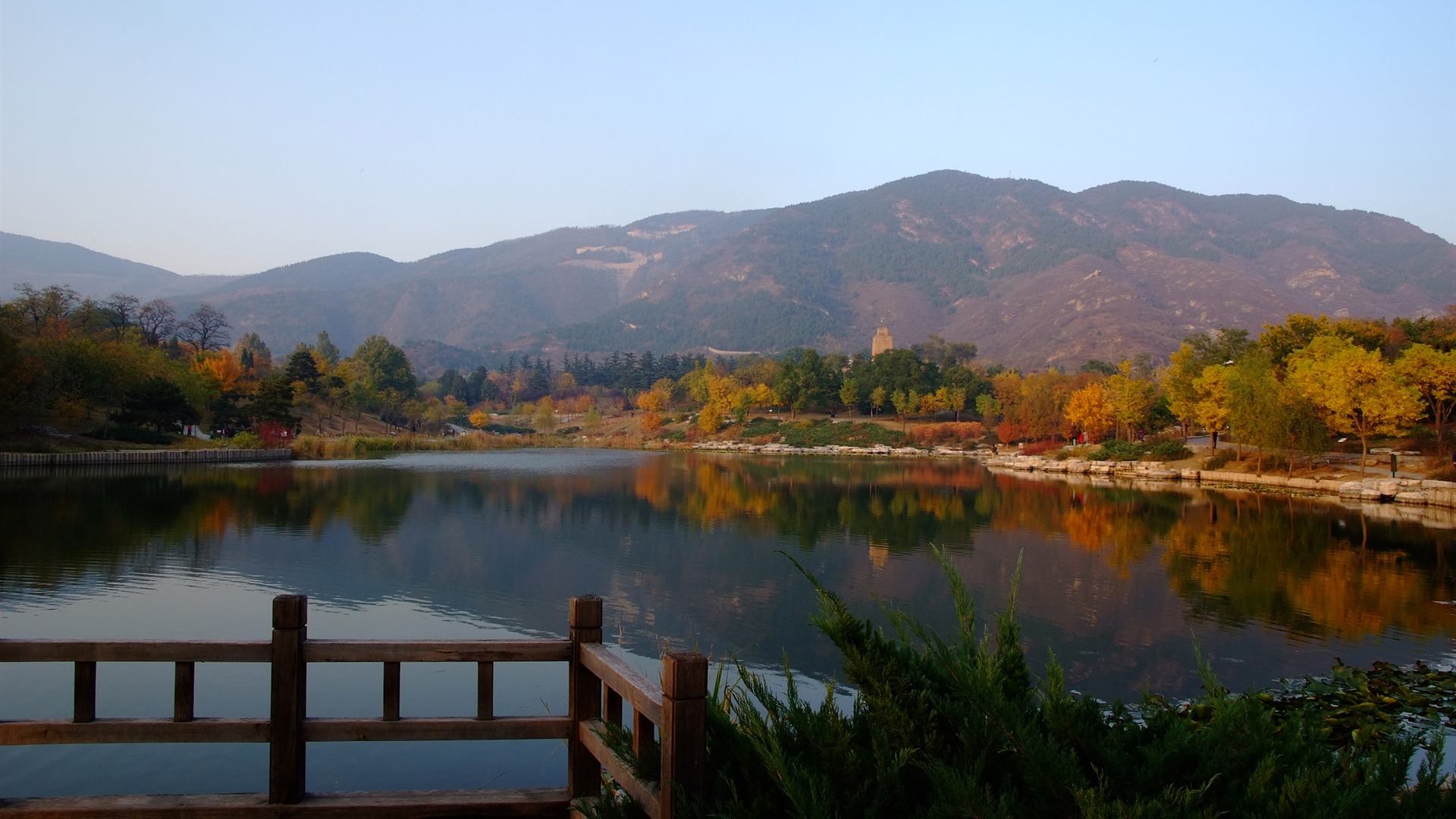 Xiangshan Herbst Garten (Bewehren) #15 - 1920x1080