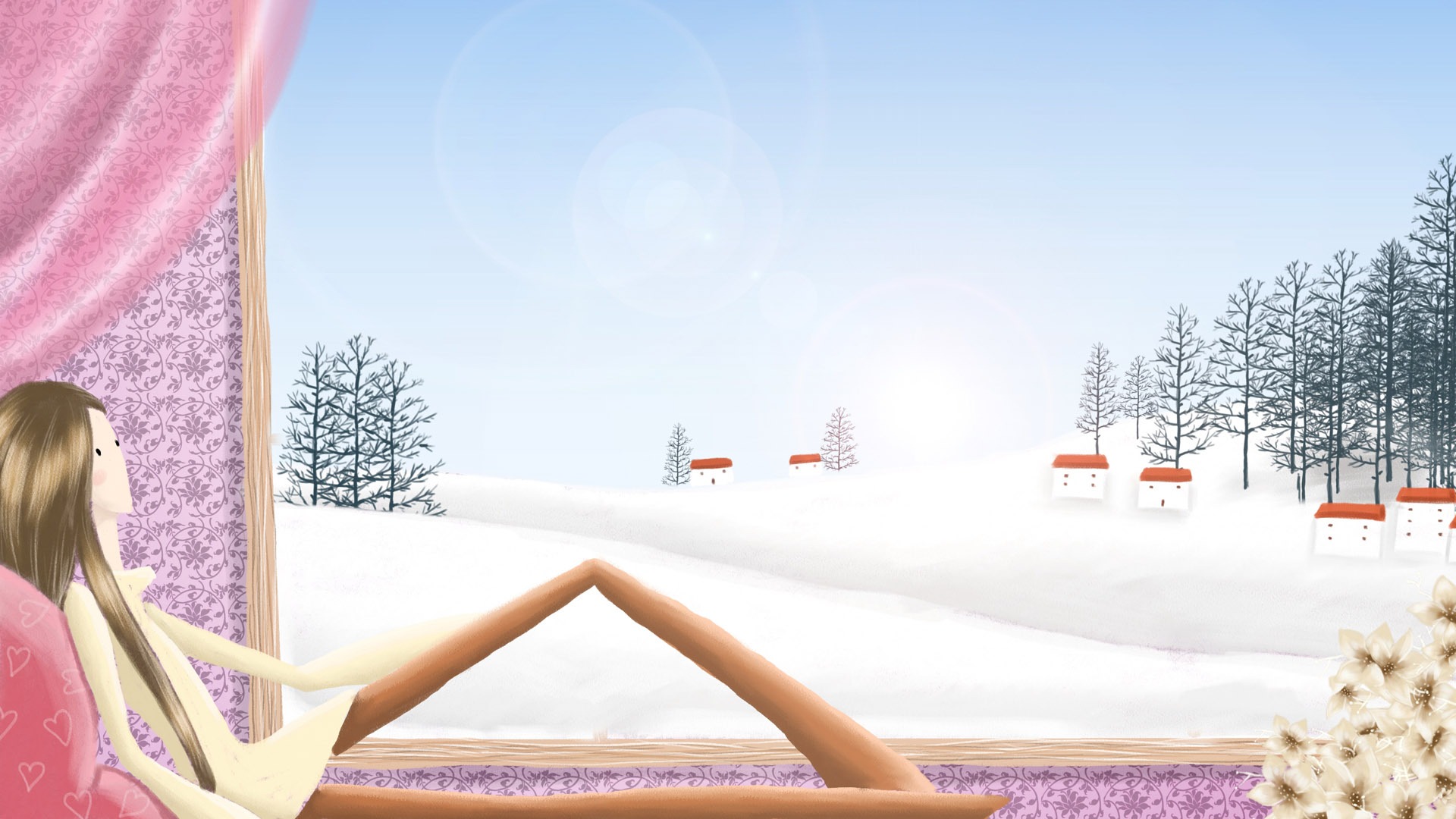 Large cartoon wallpaper (3) #16 - 1920x1080