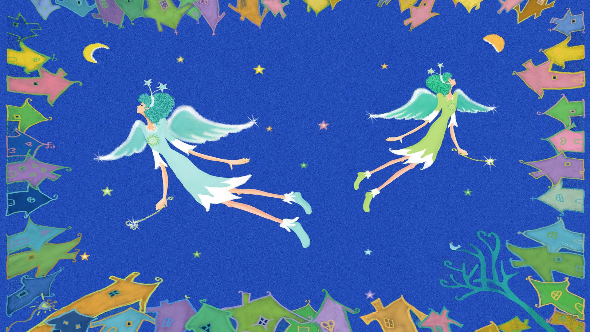手繪浪漫女孩 壁紙(二) #14 - 1920x1080