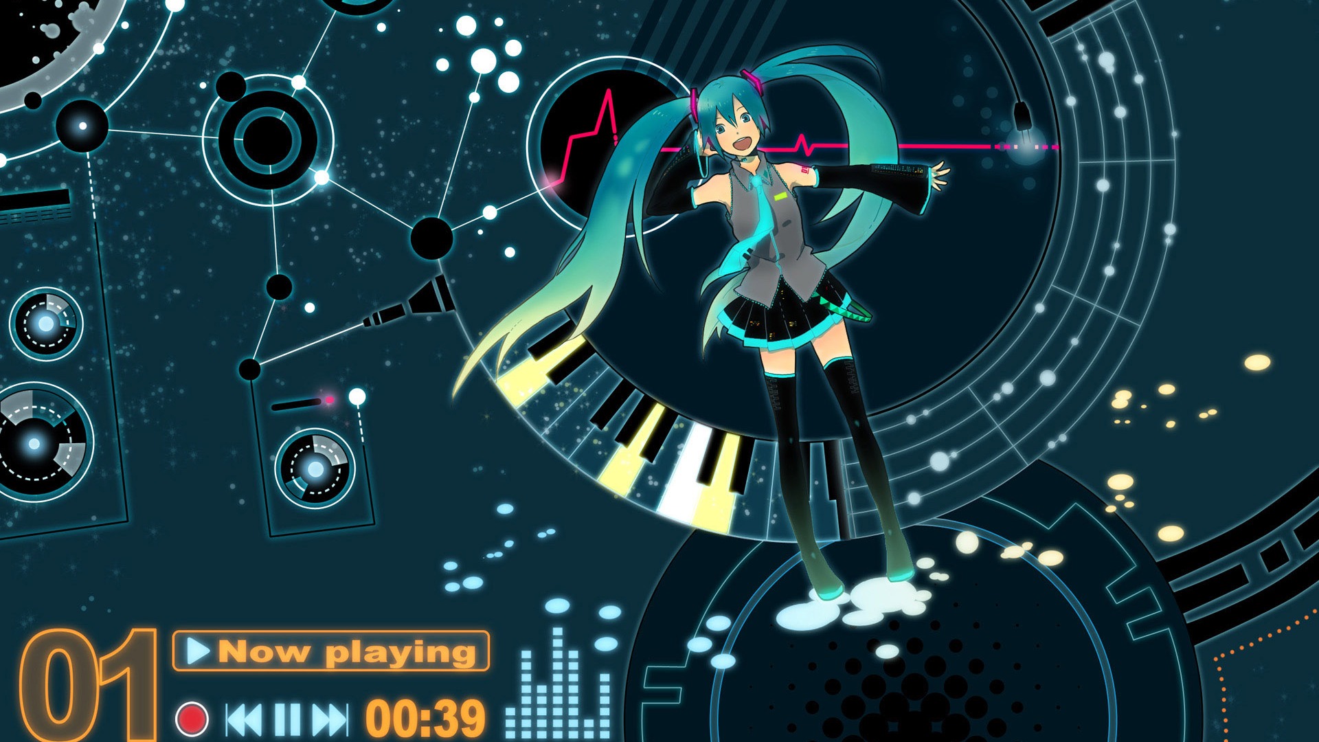 Hatsune nächste Serie Wallpaper (3) #15 - 1920x1080