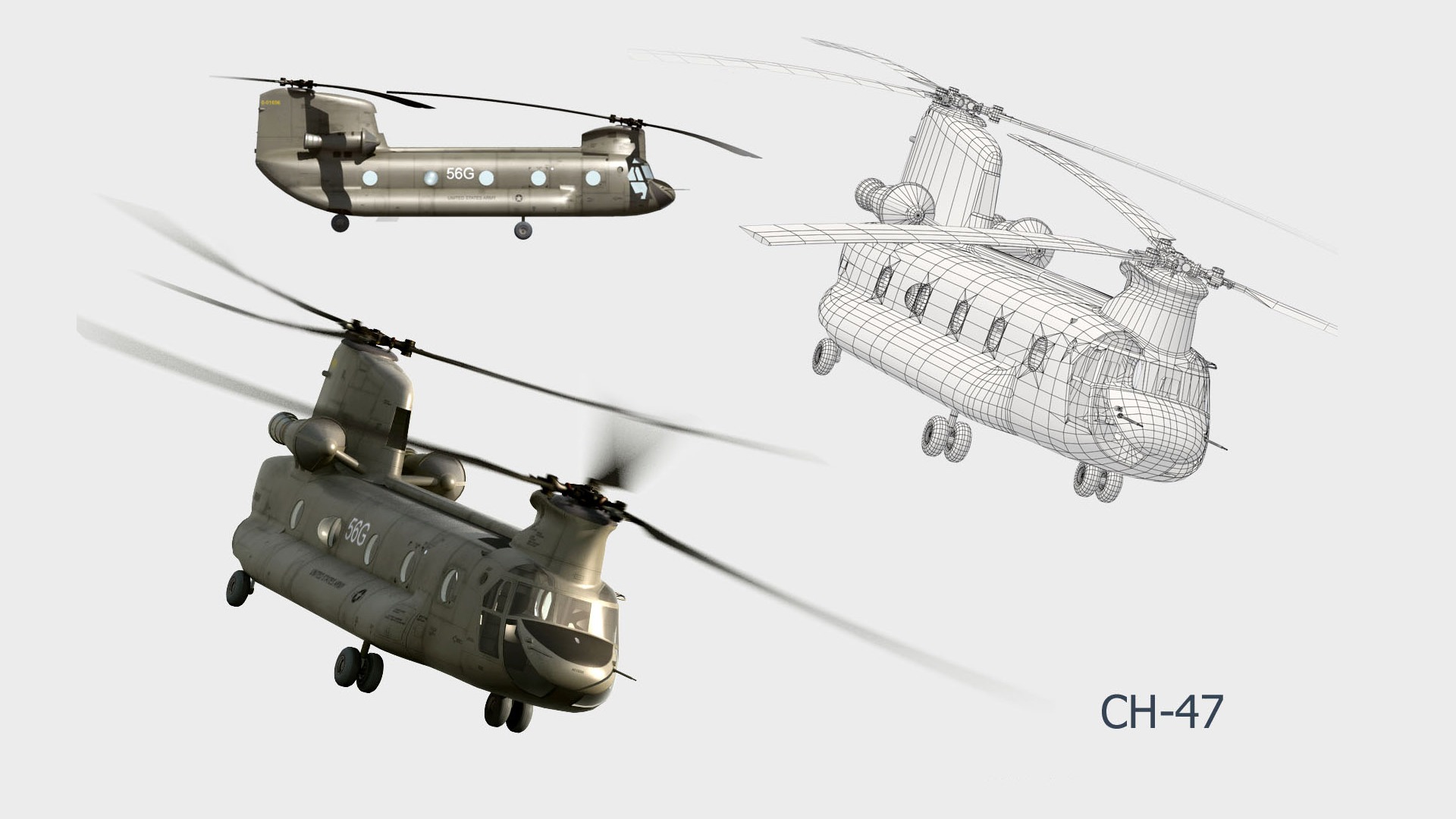 軍用飛機 CG壁紙 #26 - 1920x1080