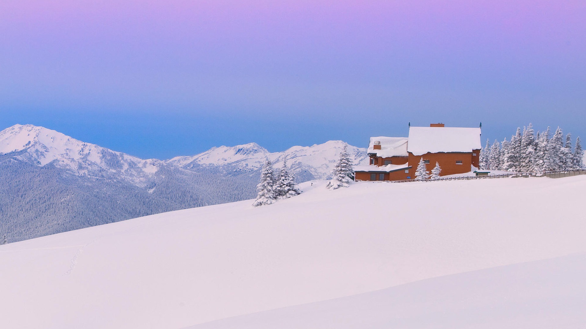 Fond d'écran panoramique de neige (1) #9 - 1920x1080