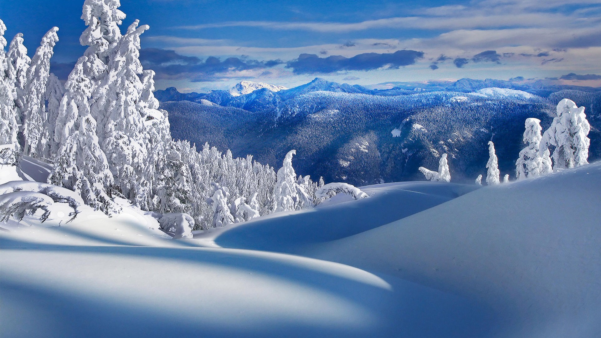 寬屏雪景 壁紙(二) #4 - 1920x1080