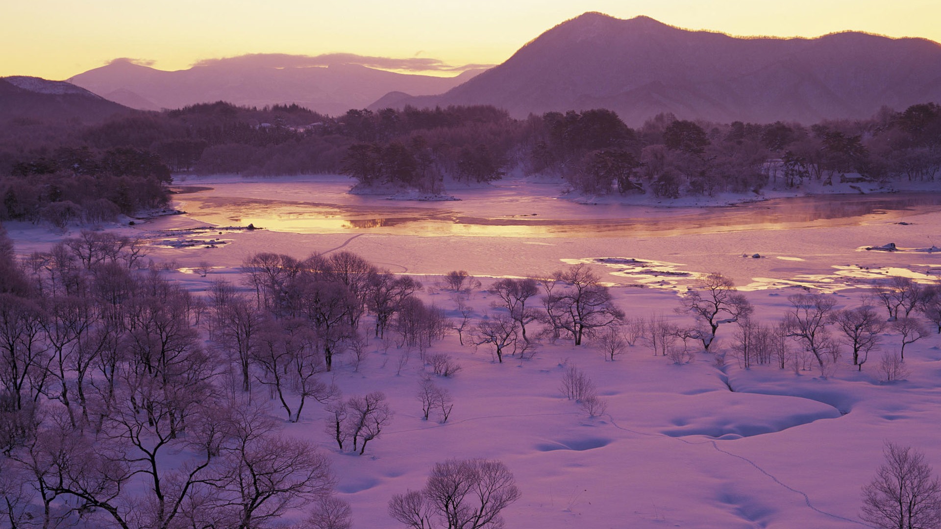 寬屏雪景 壁紙(二) #14 - 1920x1080