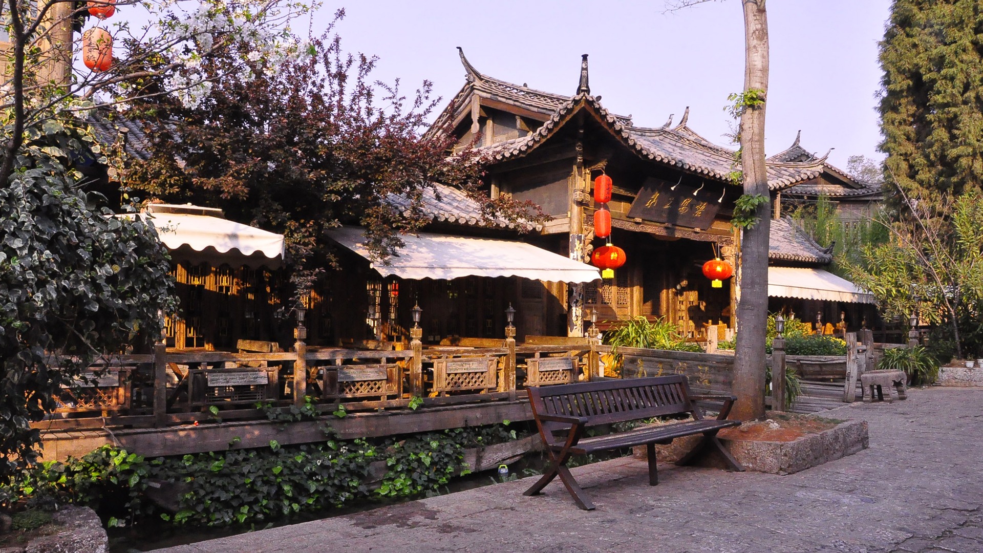 Lijiang ancient town atmosphere (2) (old Hong OK works) #1 - 1920x1080