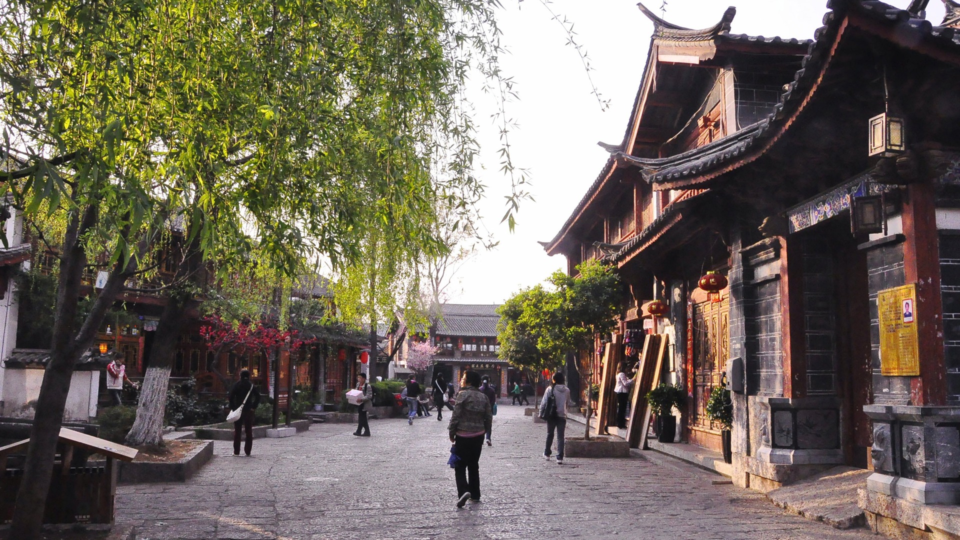Lijiang ancient town atmosphere (2) (old Hong OK works) #3 - 1920x1080