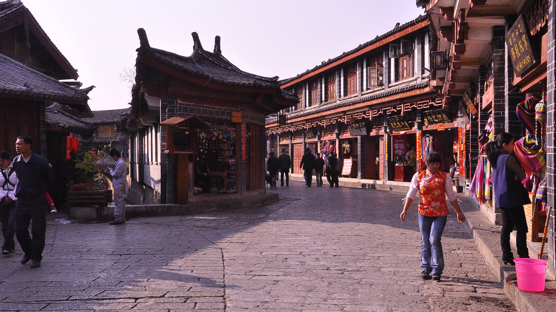 Lijiang ancient town atmosphere (2) (old Hong OK works) #9 - 1920x1080