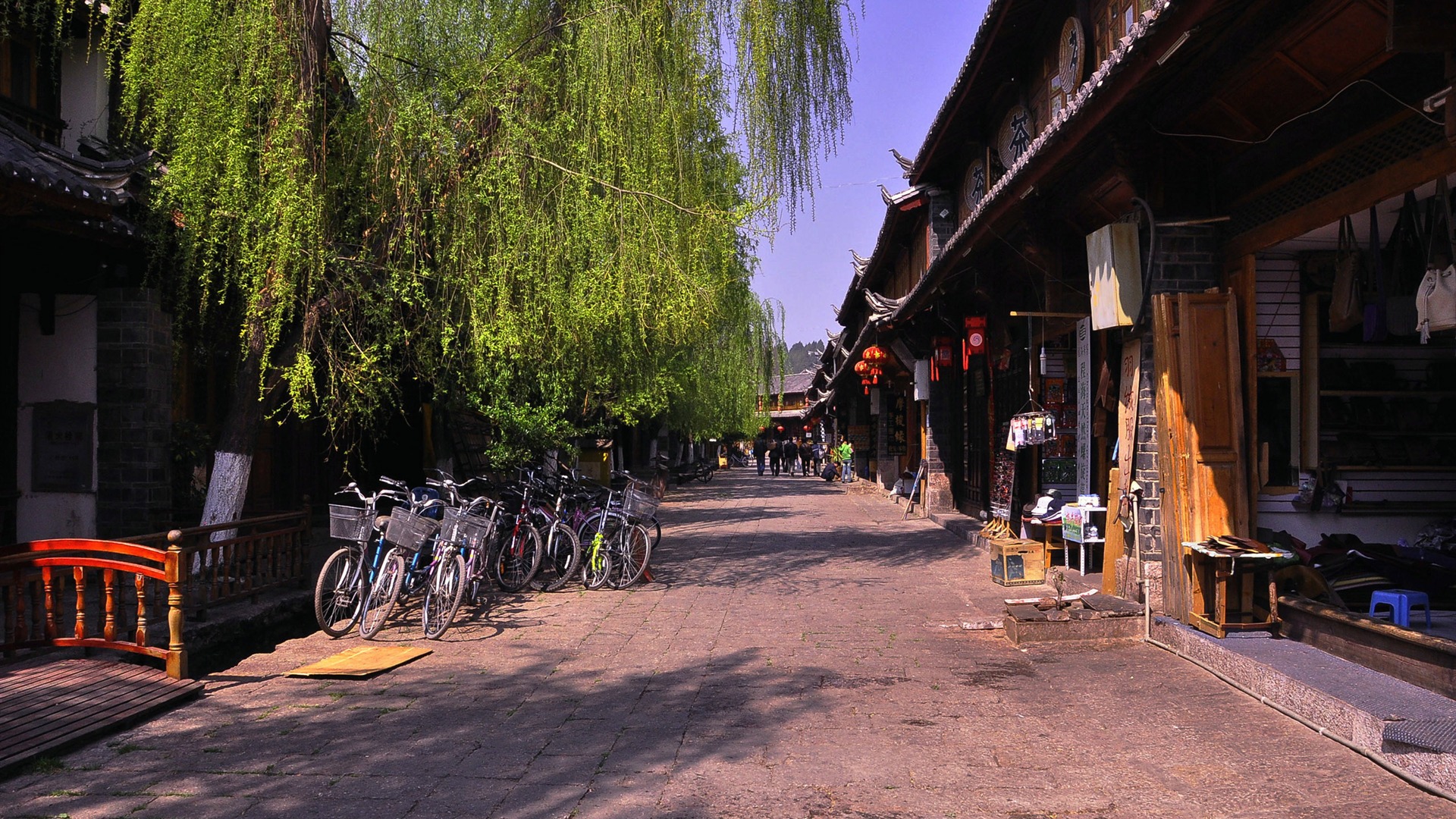 Lijiang ancient town atmosphere (2) (old Hong OK works) #21 - 1920x1080