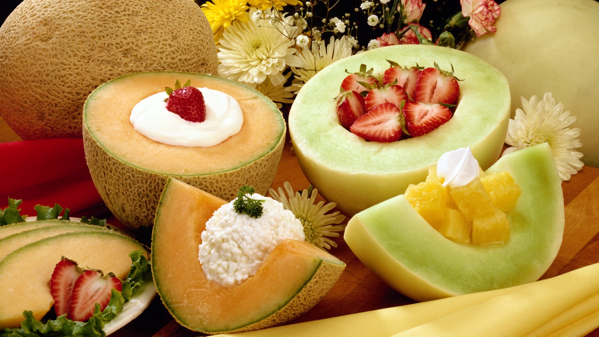 Gourmet dinner wallpaper (3) #1 - 1920x1080