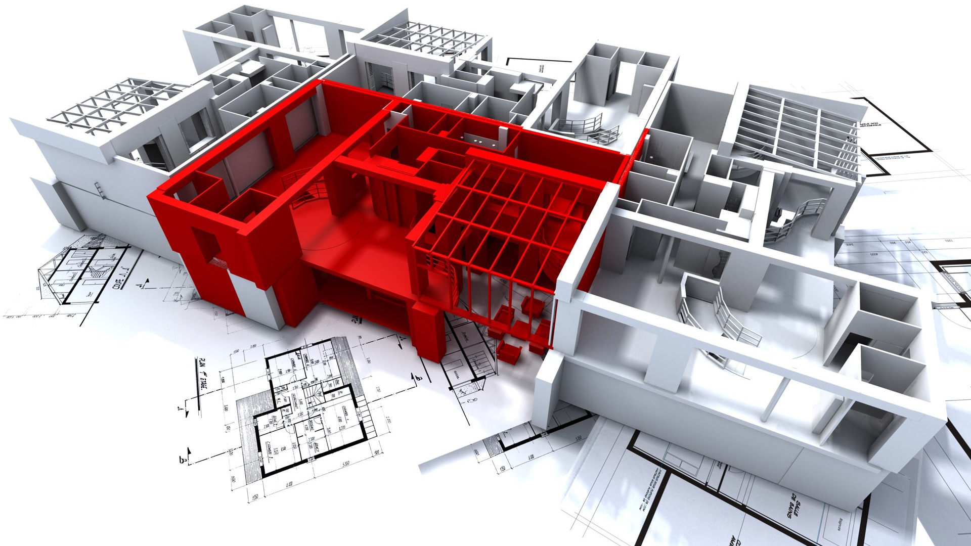 3D 建築設計 壁紙(二) #20 - 1920x1080