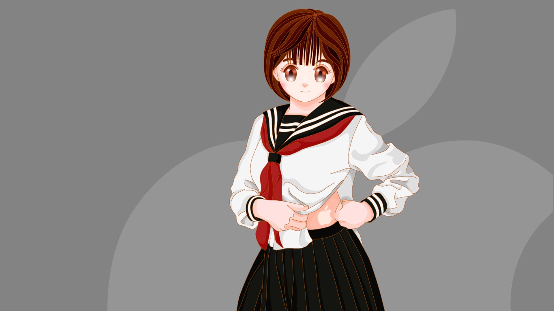 MAC女孩 壁紙(一) #1 - 1920x1080