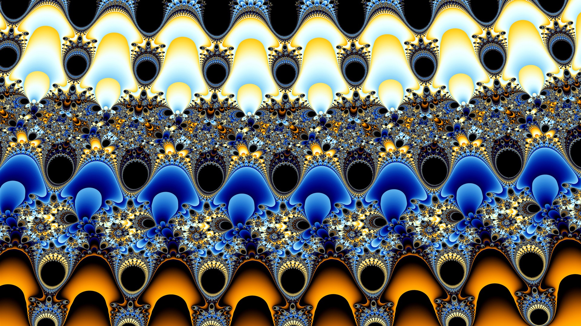 Super Bright Muster Tapete (1) #19 - 1920x1080