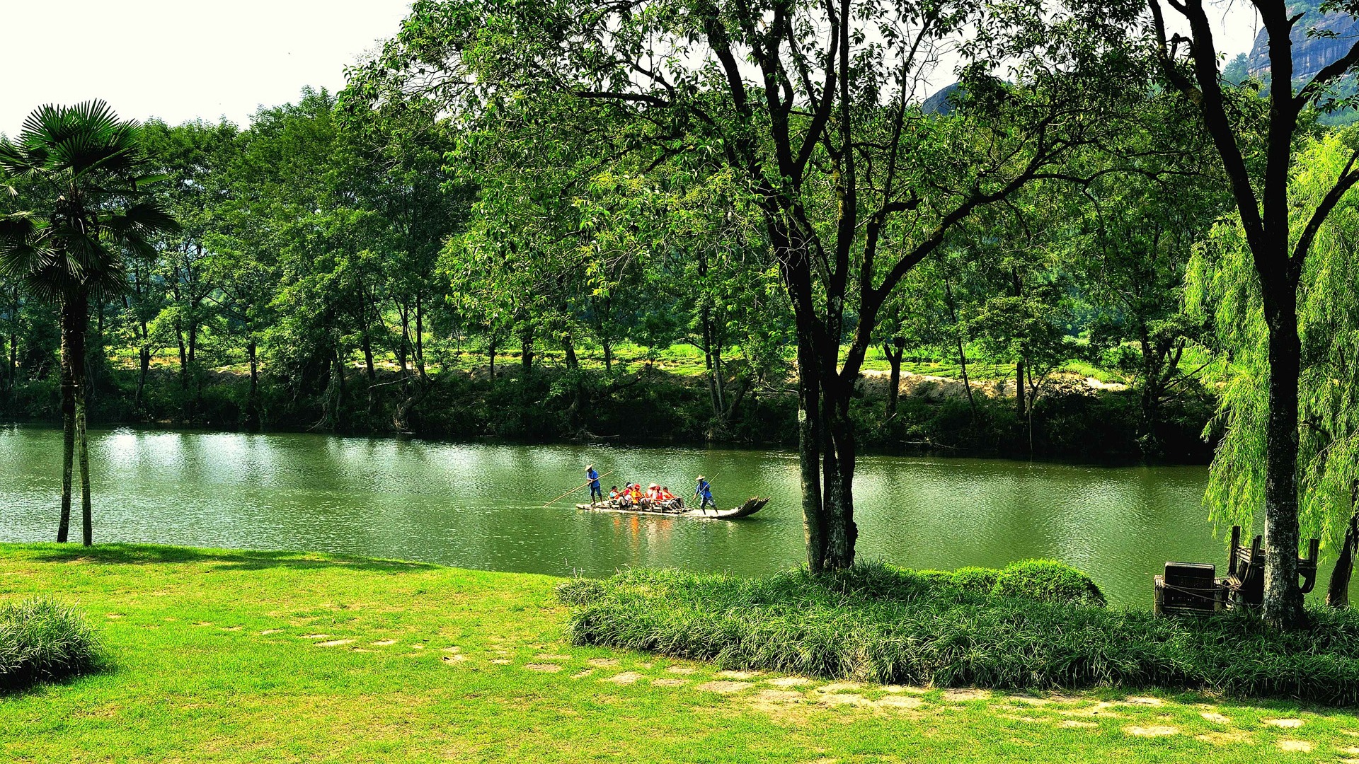 Wuyi jiuqu scenery (photo Works of change) #3 - 1920x1080