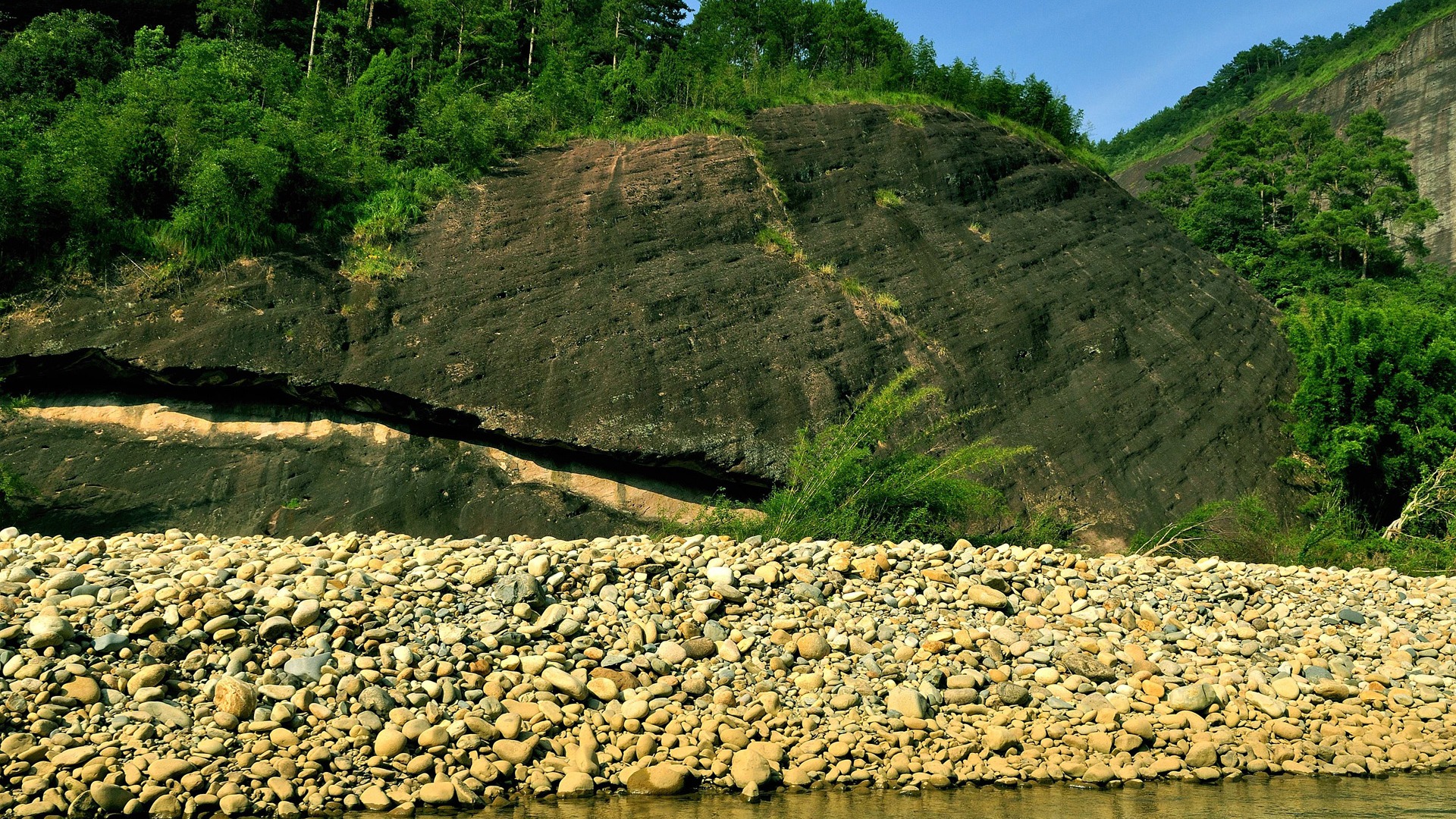 Wuyi jiuqu scenery (photo Works of change) #10 - 1920x1080