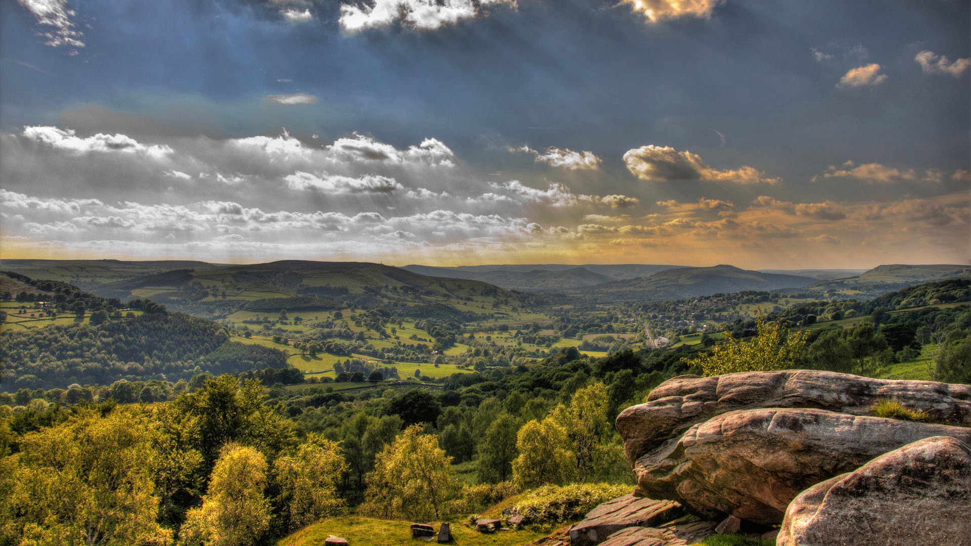 Mountain Valley Landschaft Wallpaper (1) #14 - 1920x1080