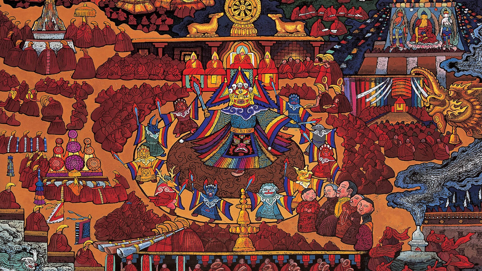 Cheung Pakistan print tibetischen Wallpaper (2) #19 - 1920x1080