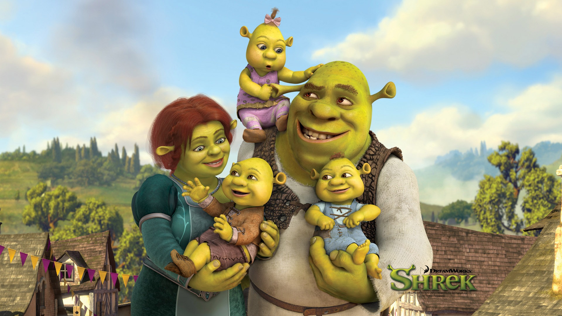 Shrek Forever After HD wallpaper #1 - 1920x1080