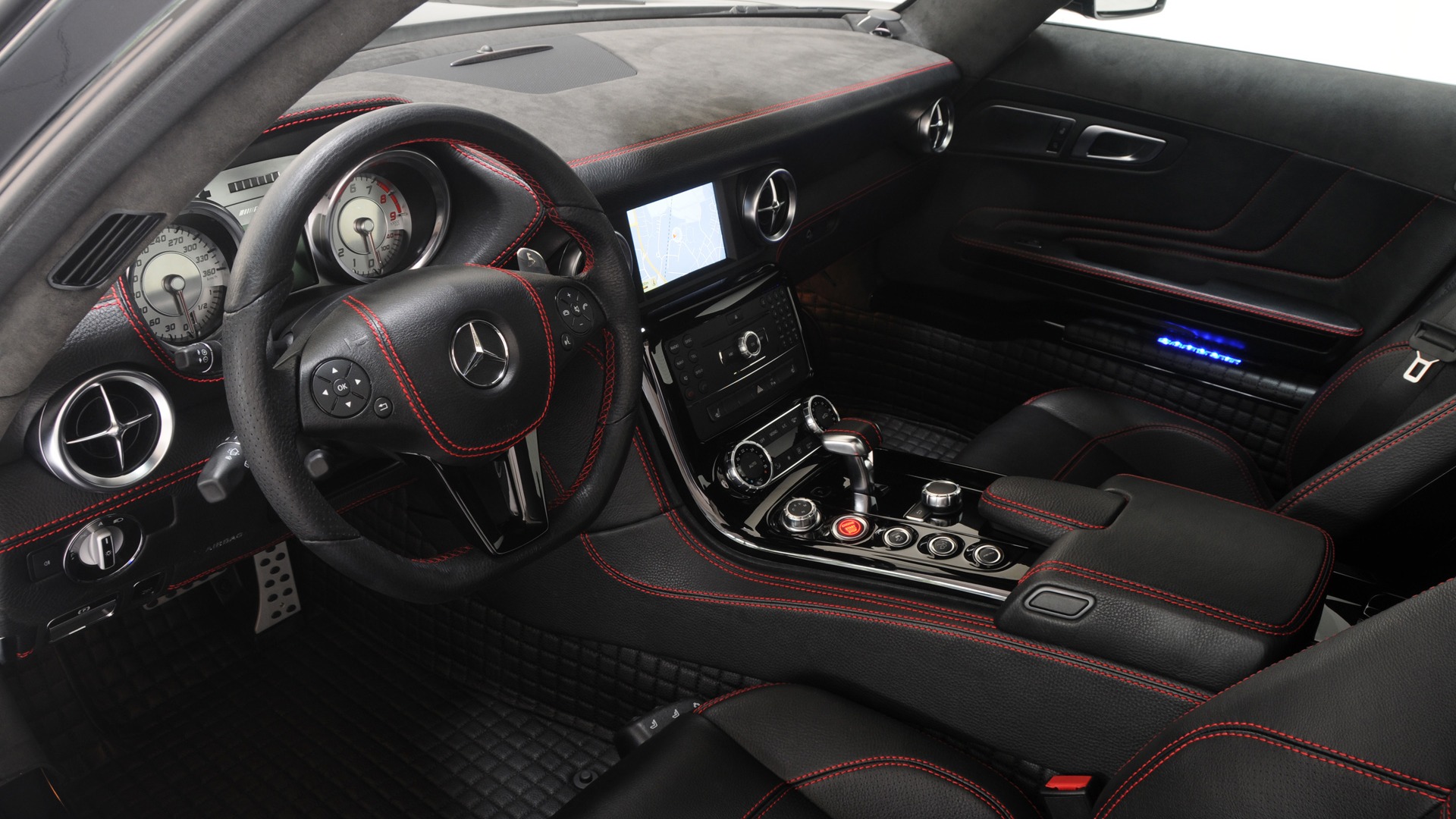 Brabus 벤츠 AMG 뒷좌석 SLS - 2010의 HD 벽지 #19 - 1920x1080