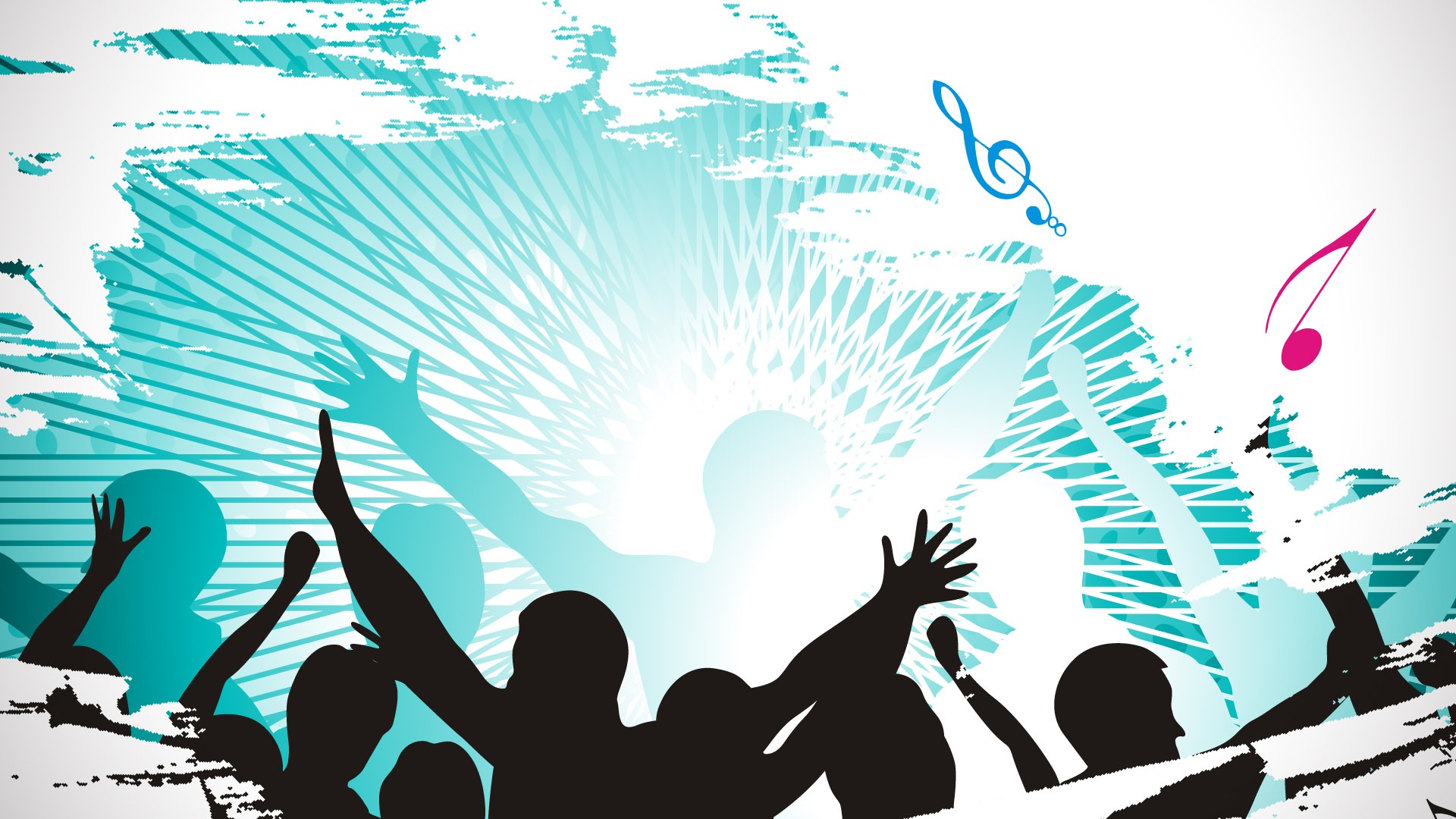 Vector musical theme wallpapers (4) #9 - 1920x1080
