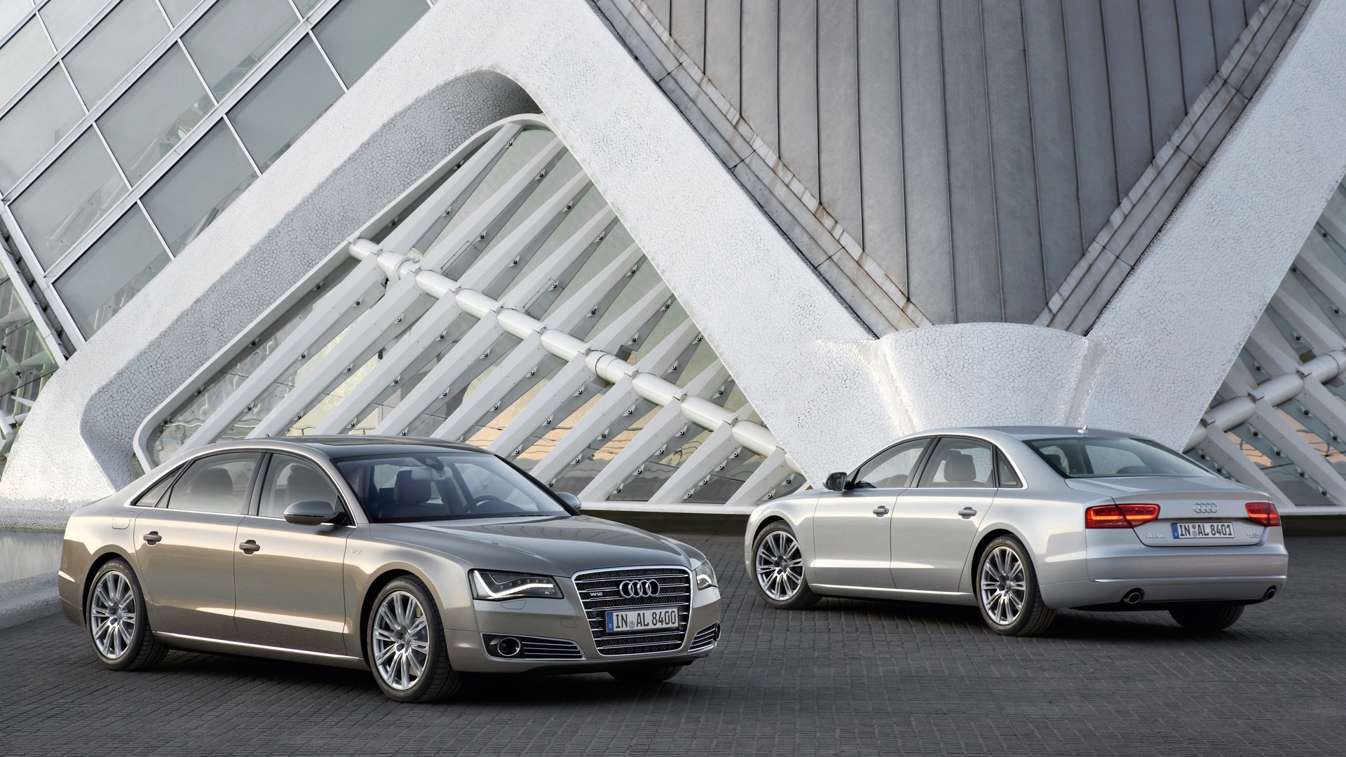 Audi A8 L W12 Quattro - 2010 HD tapetu #3 - 1920x1080