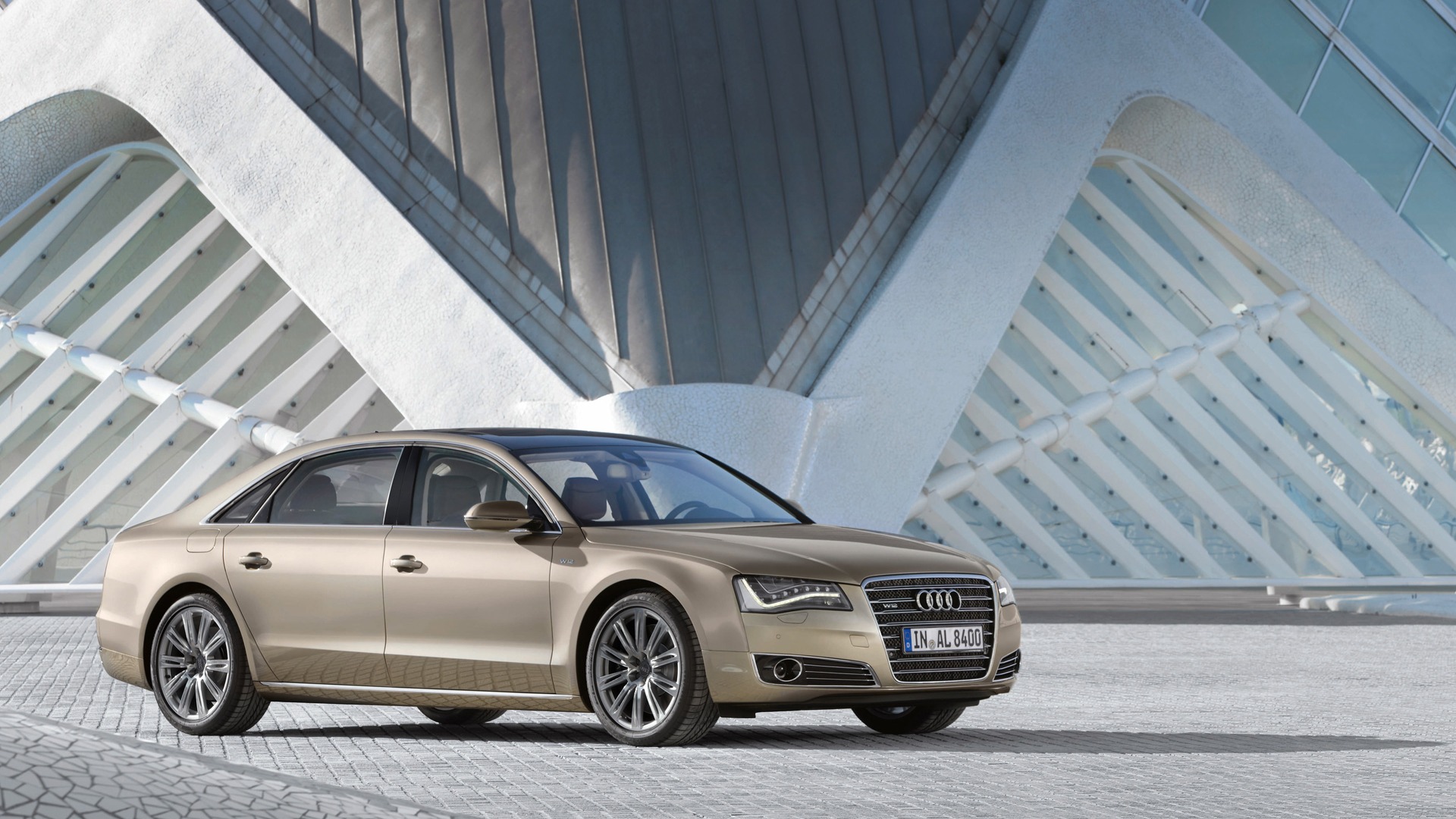 Audi A8 L W12 Quattro - 2010 HD tapetu #4 - 1920x1080