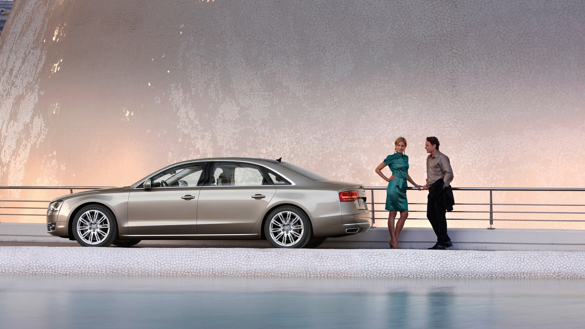 Audi A8 L W12 Quattro - 2010 HD tapetu #15 - 1920x1080
