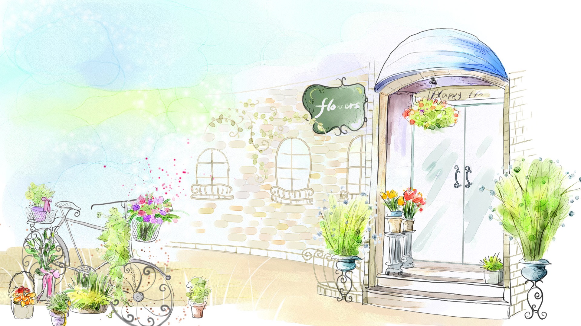 Hand-painted Fantasy Wallpapers (8) #6 - 1920x1080