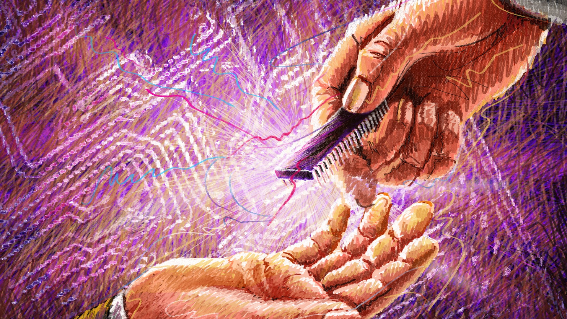 Living hand-painted wallpaper widescreen (2) #8 - 1920x1080