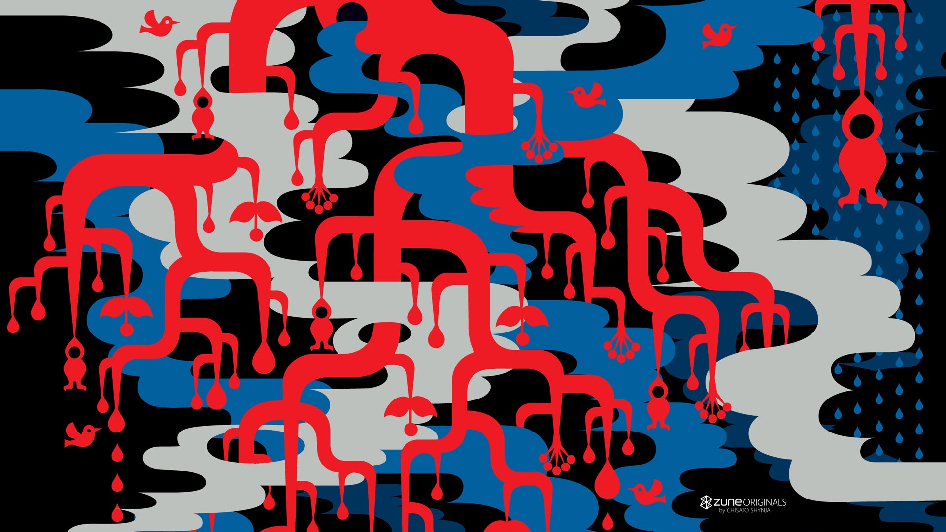 ZUNE 卡通壁紙 #5 - 1920x1080
