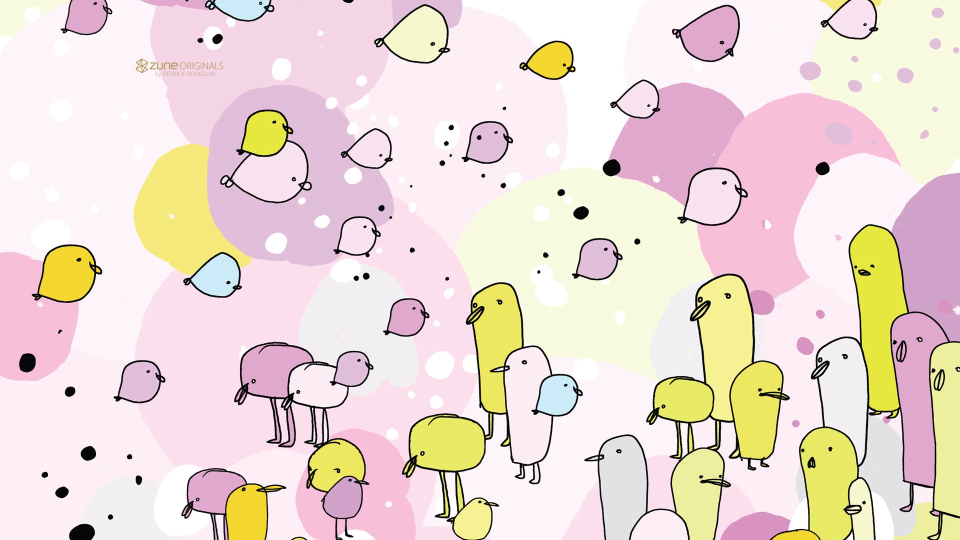 ZUNE 卡通壁紙 #8 - 1920x1080