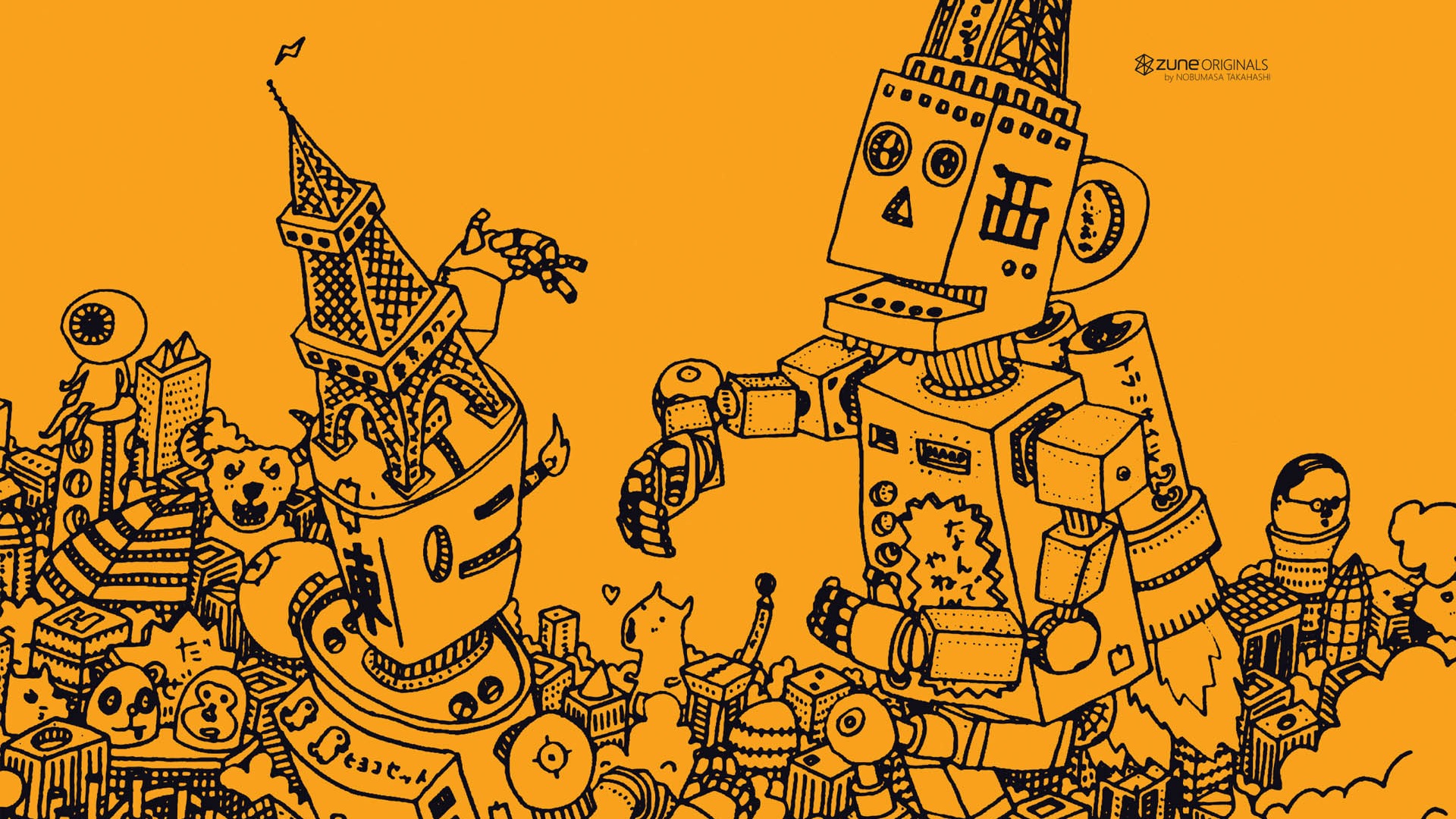 ZUNE Cartoon tapety #18 - 1920x1080