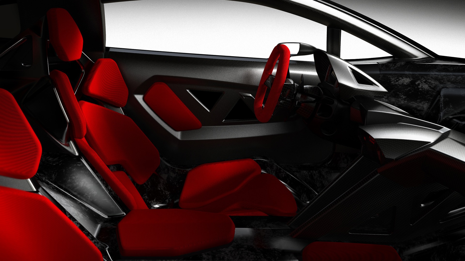 Concept Car Lamborghini Sesto Elemento - 2010 蘭博基尼 #6 - 1920x1080