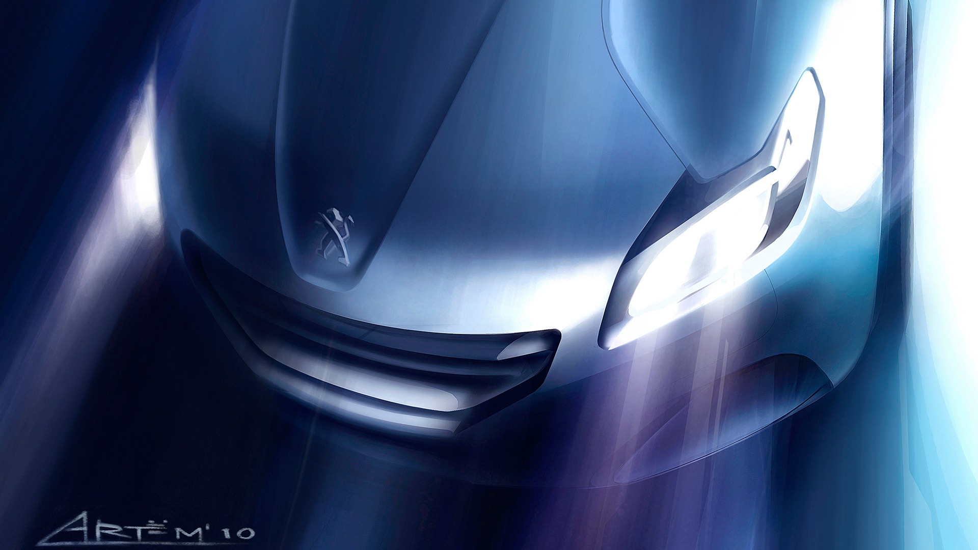 Concept Car Peugeot HR1 - 2010 HD wallpaper #32 - 1920x1080