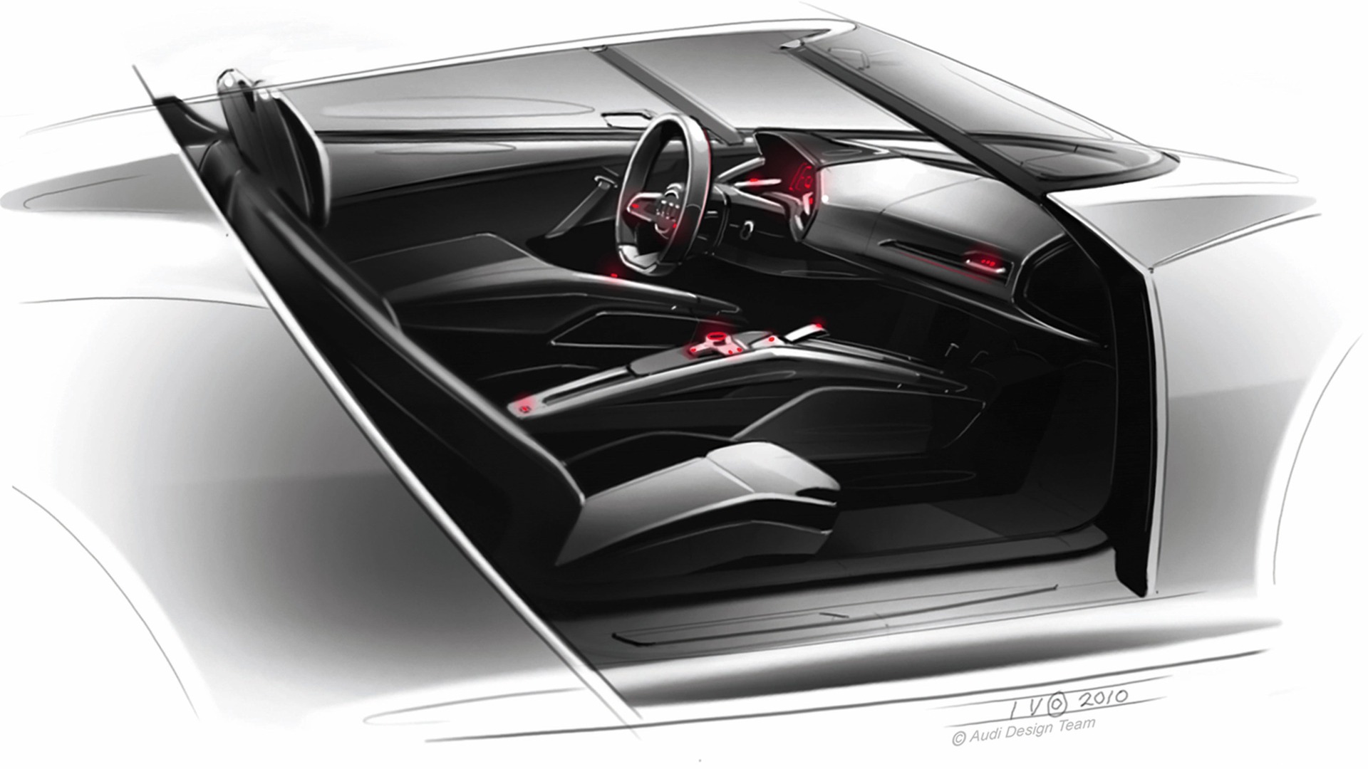 Concept Car Audi e-tron Spyder - 2010 奧迪 #35 - 1920x1080
