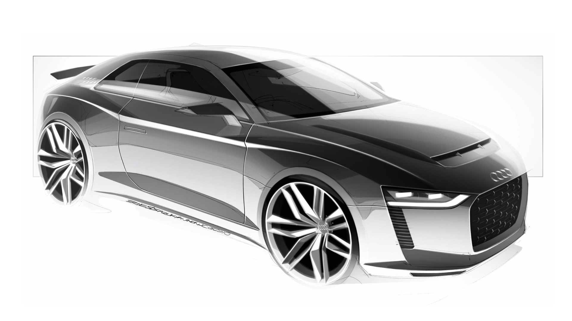 Concept Car Audi quattro - 2010 奥迪24 - 1920x1080