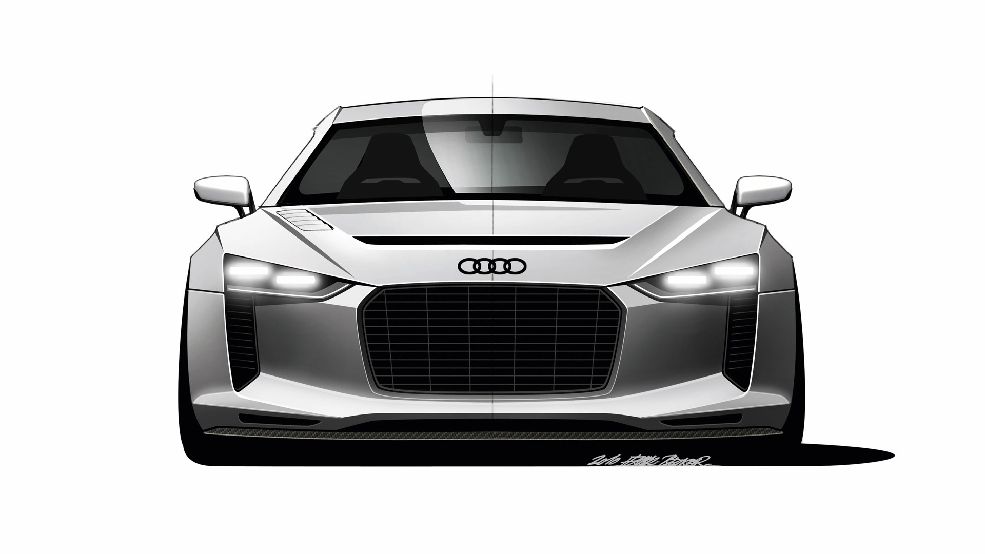 Concept Car Audi quattro - 2010 奥迪28 - 1920x1080